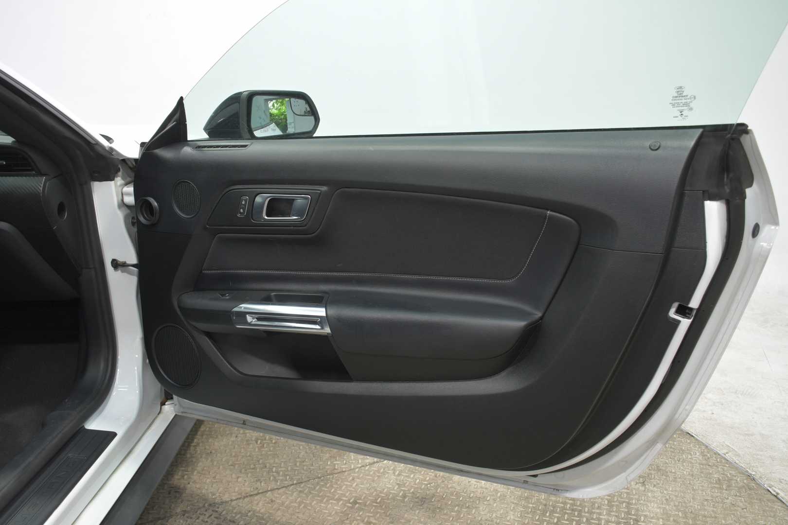 Vehicle interior view