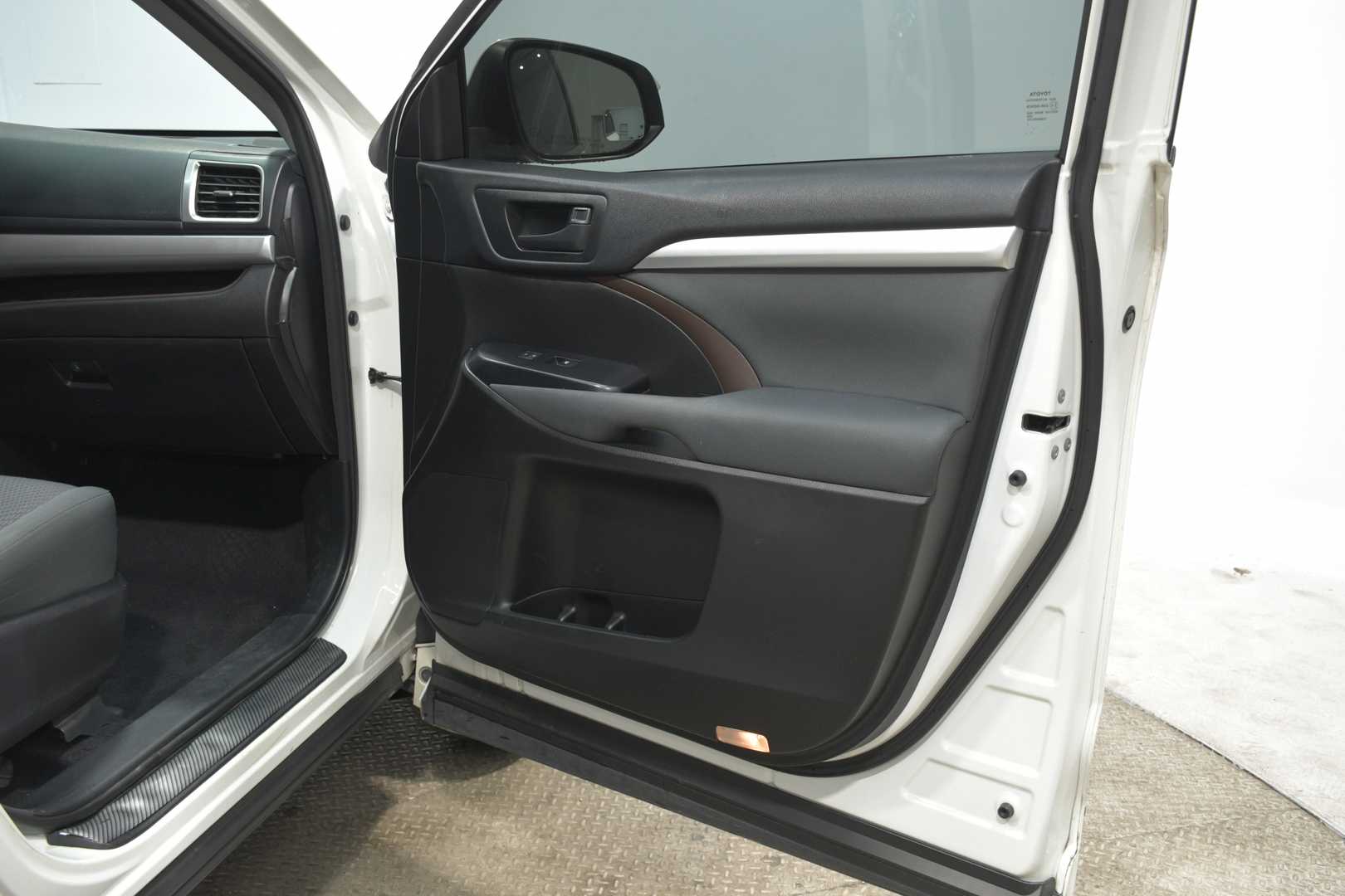 Vehicle interior view