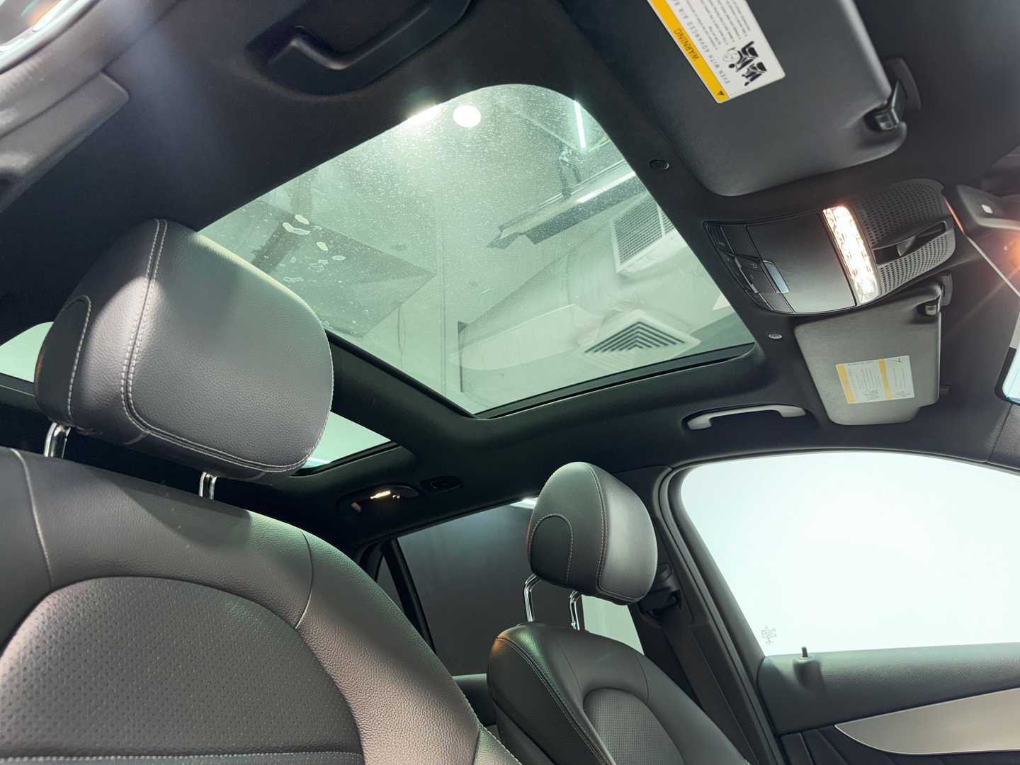 Vehicle interior view