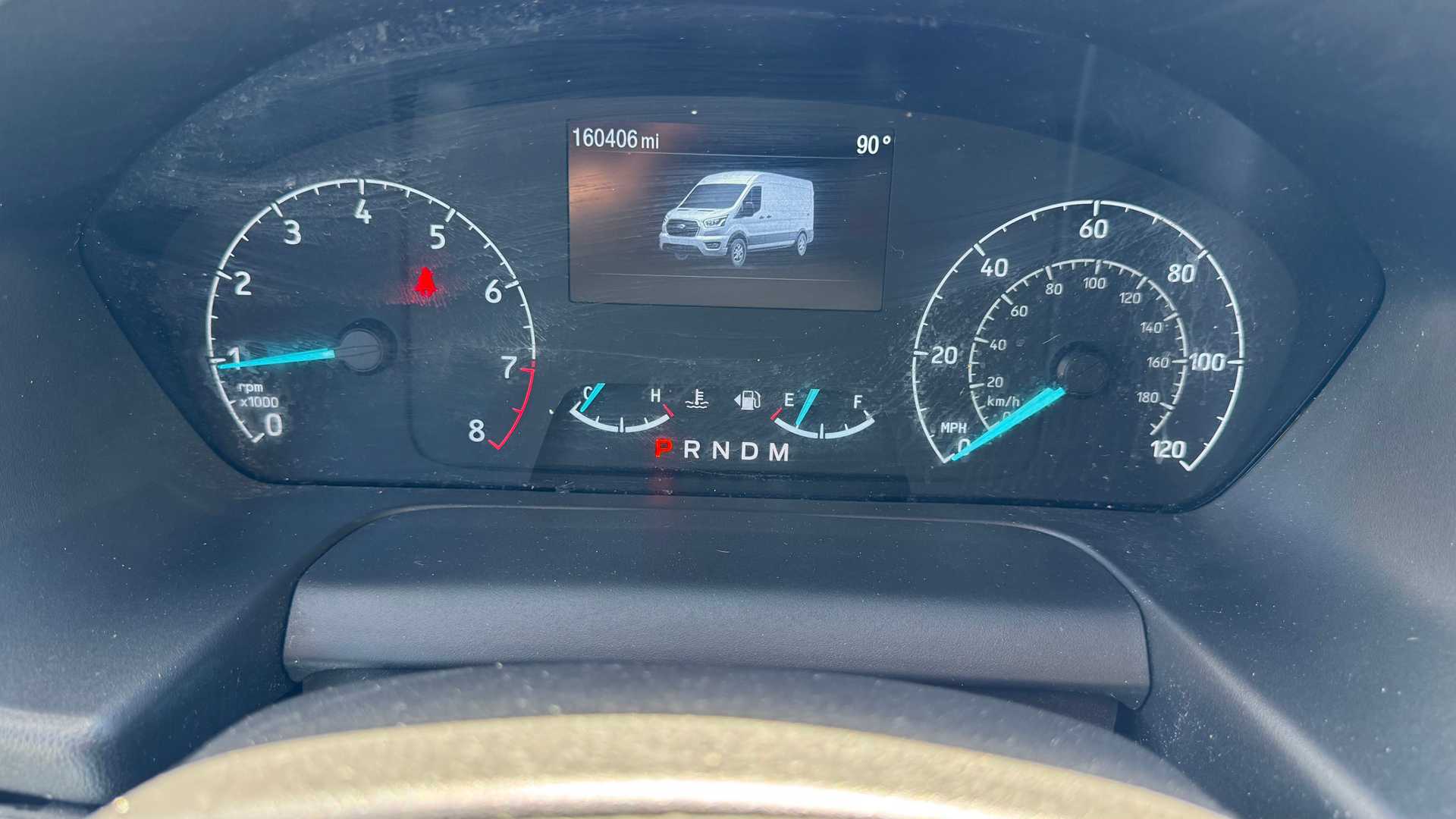 Vehicle interior view