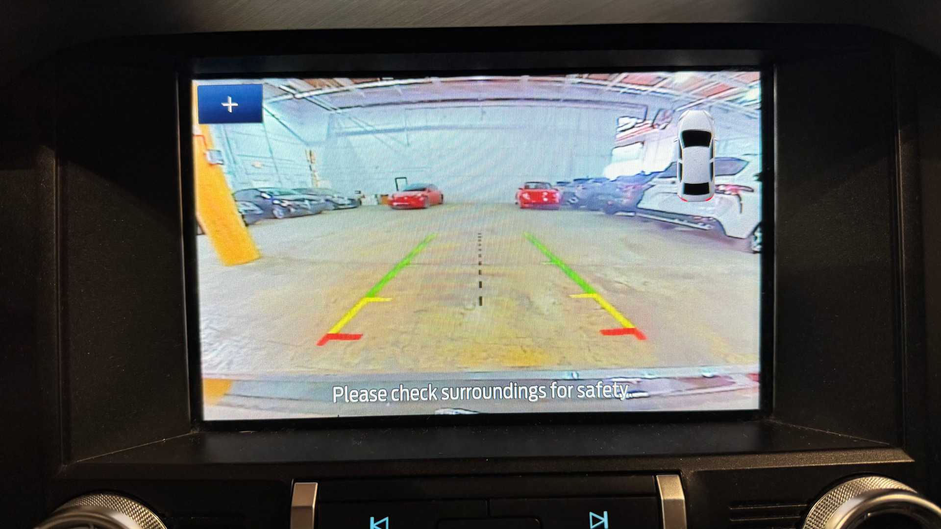 Vehicle interior view