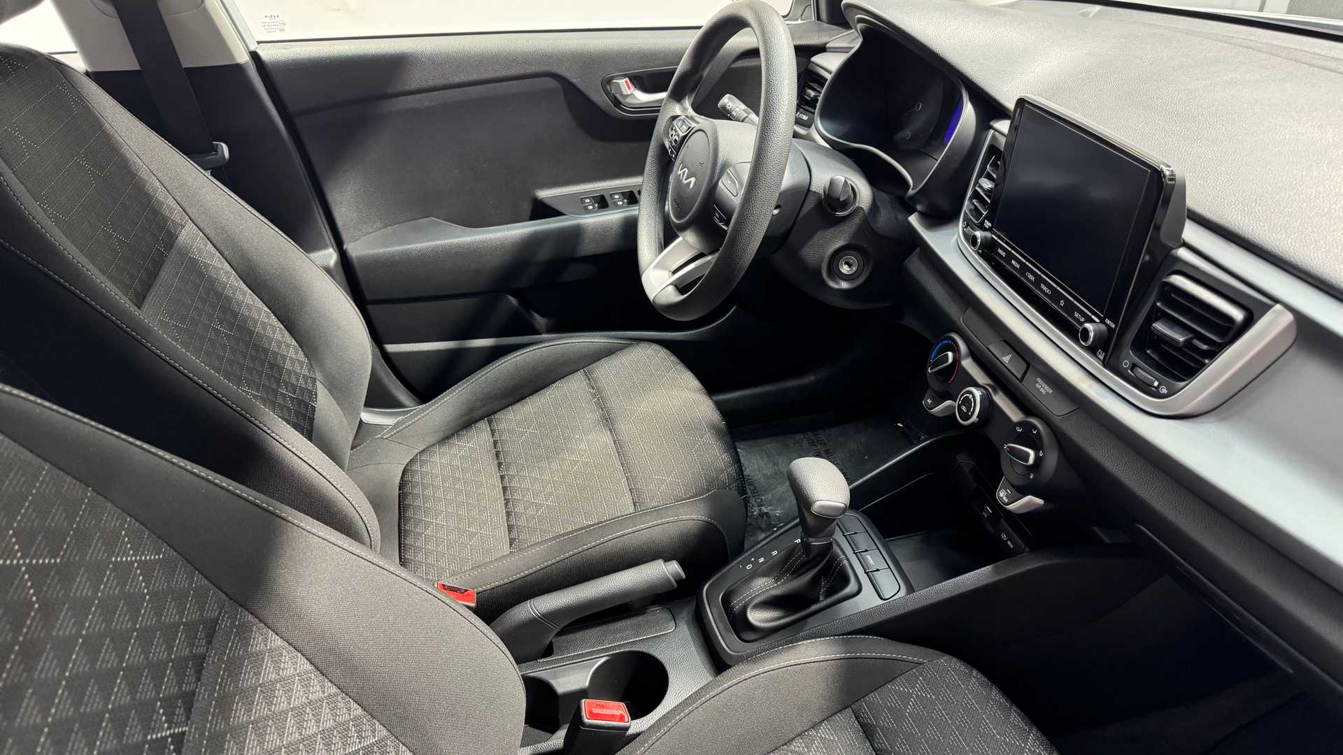 Vehicle interior view