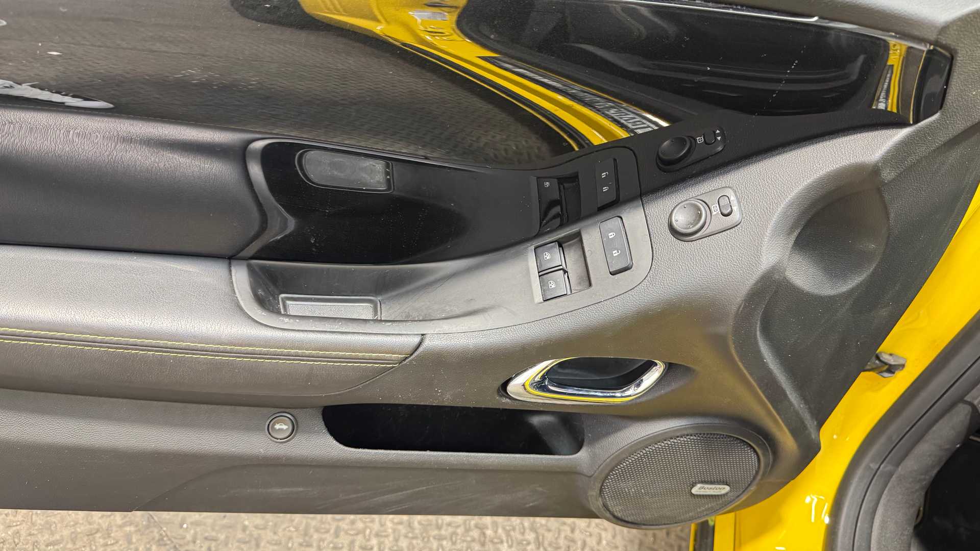 Vehicle interior view