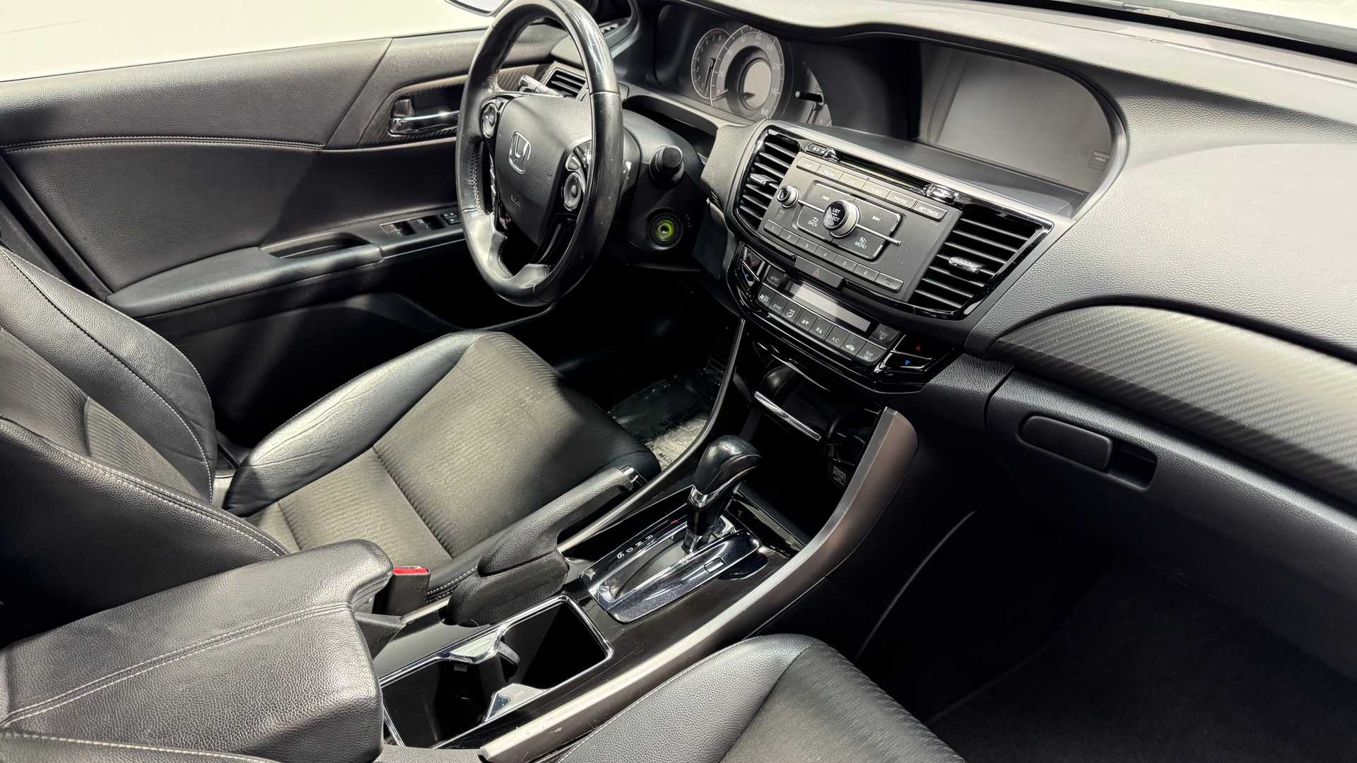 Vehicle interior view