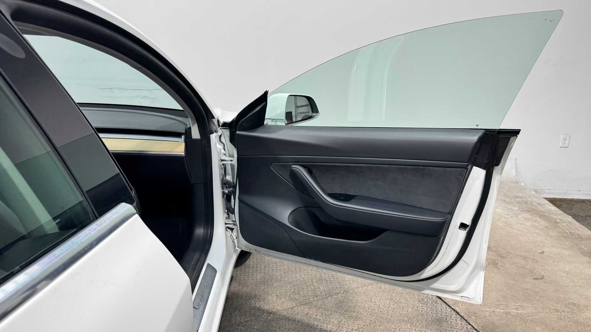 Vehicle interior view