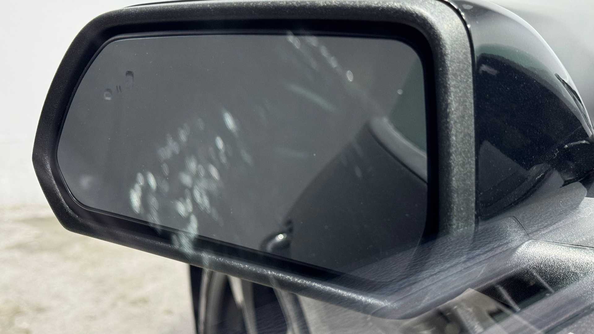 Vehicle interior view