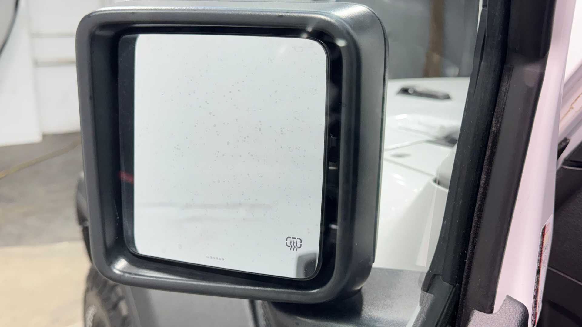 Vehicle interior view