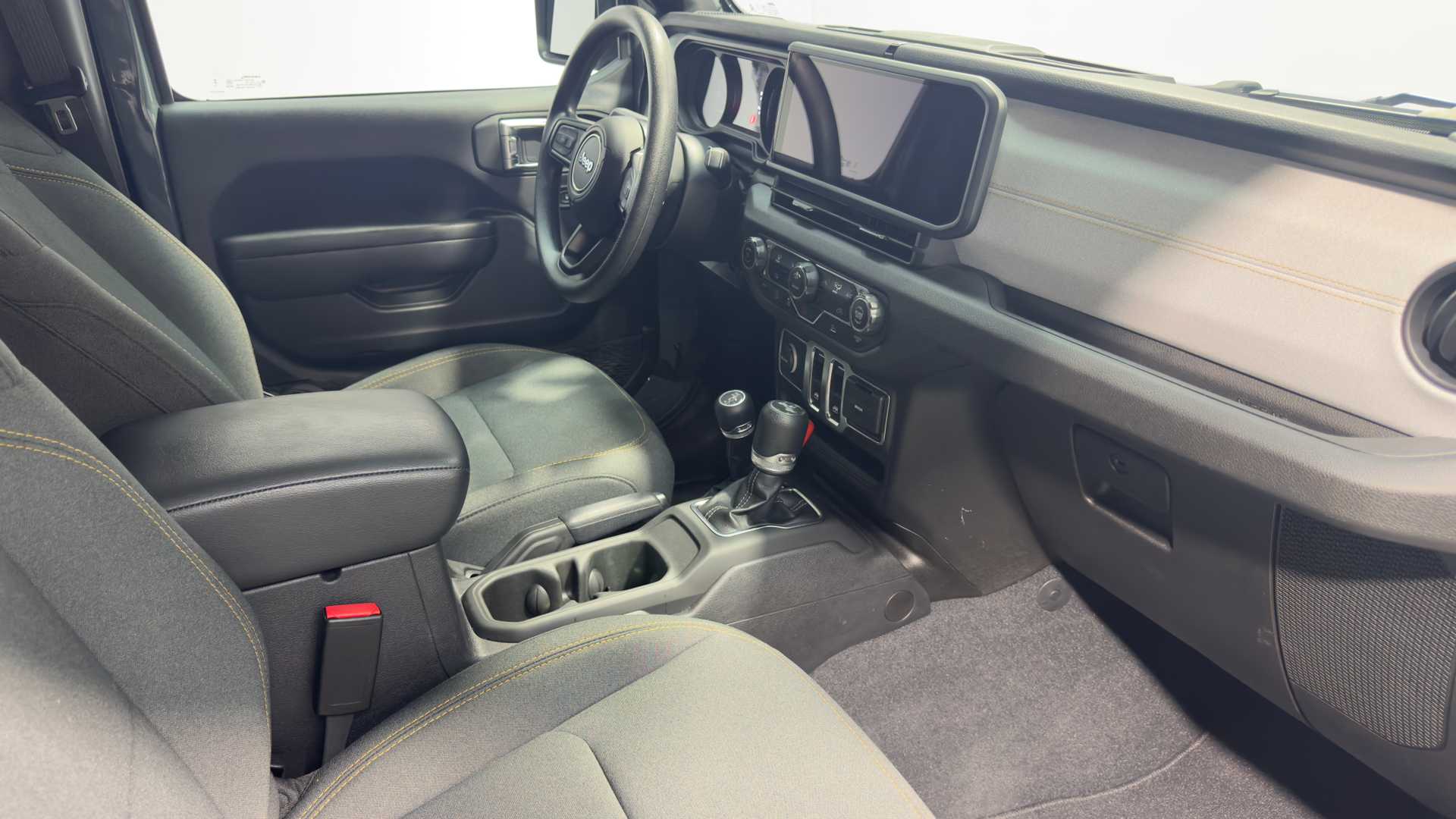 Vehicle interior view