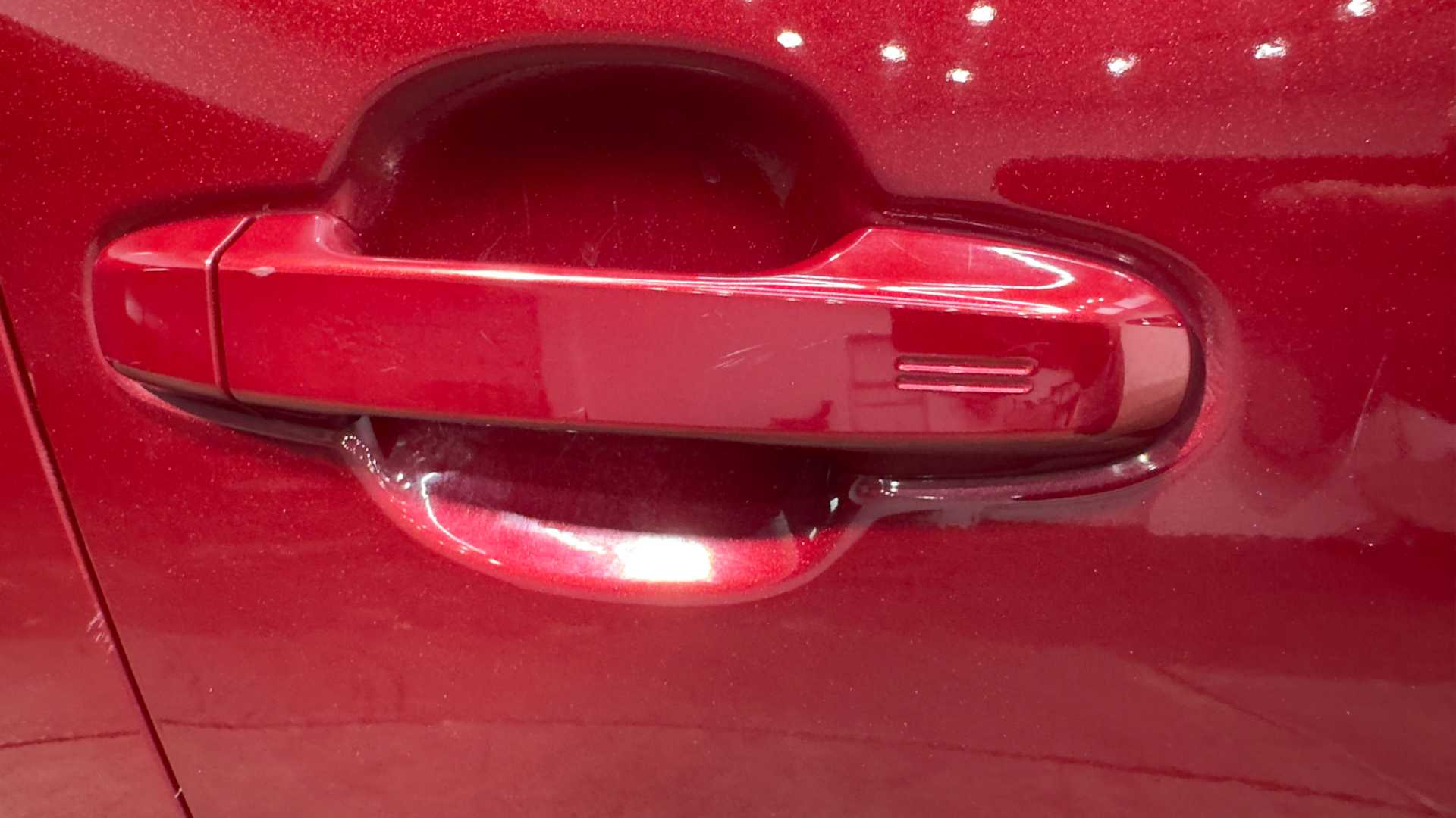 Vehicle interior view