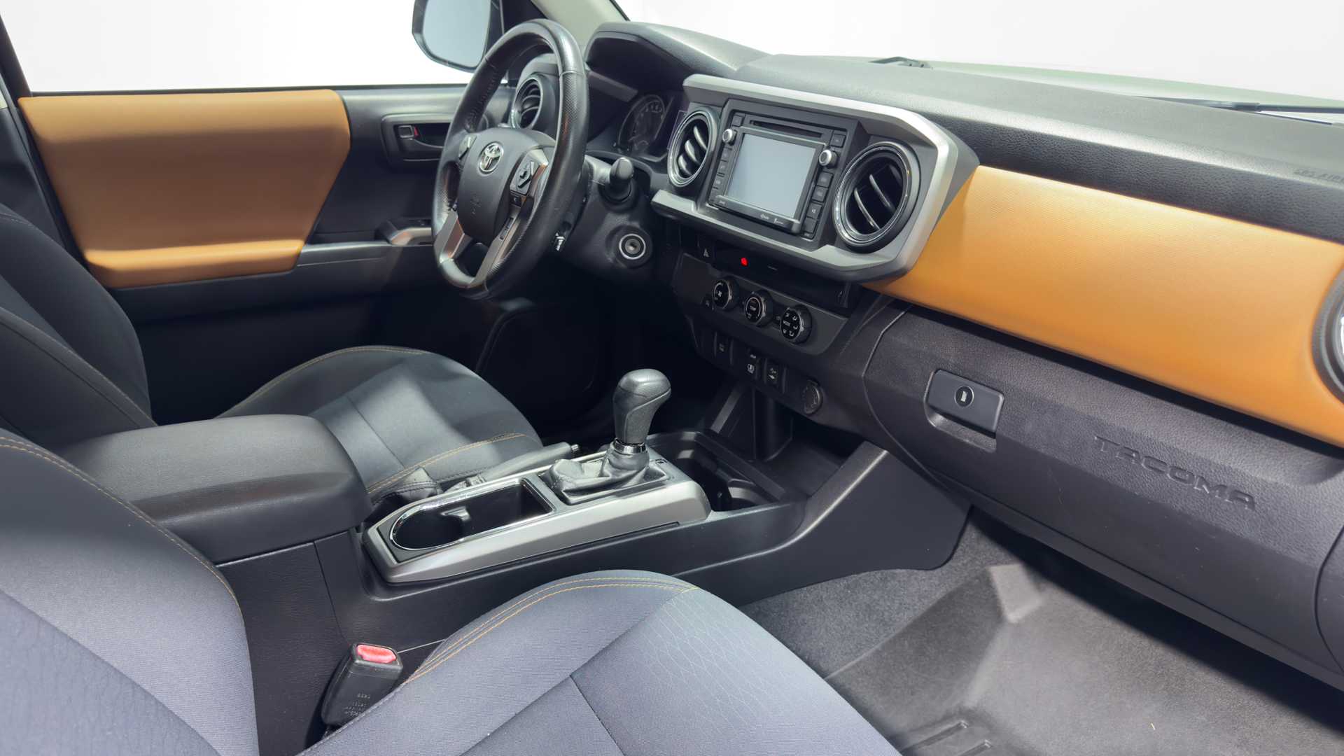 Vehicle interior view