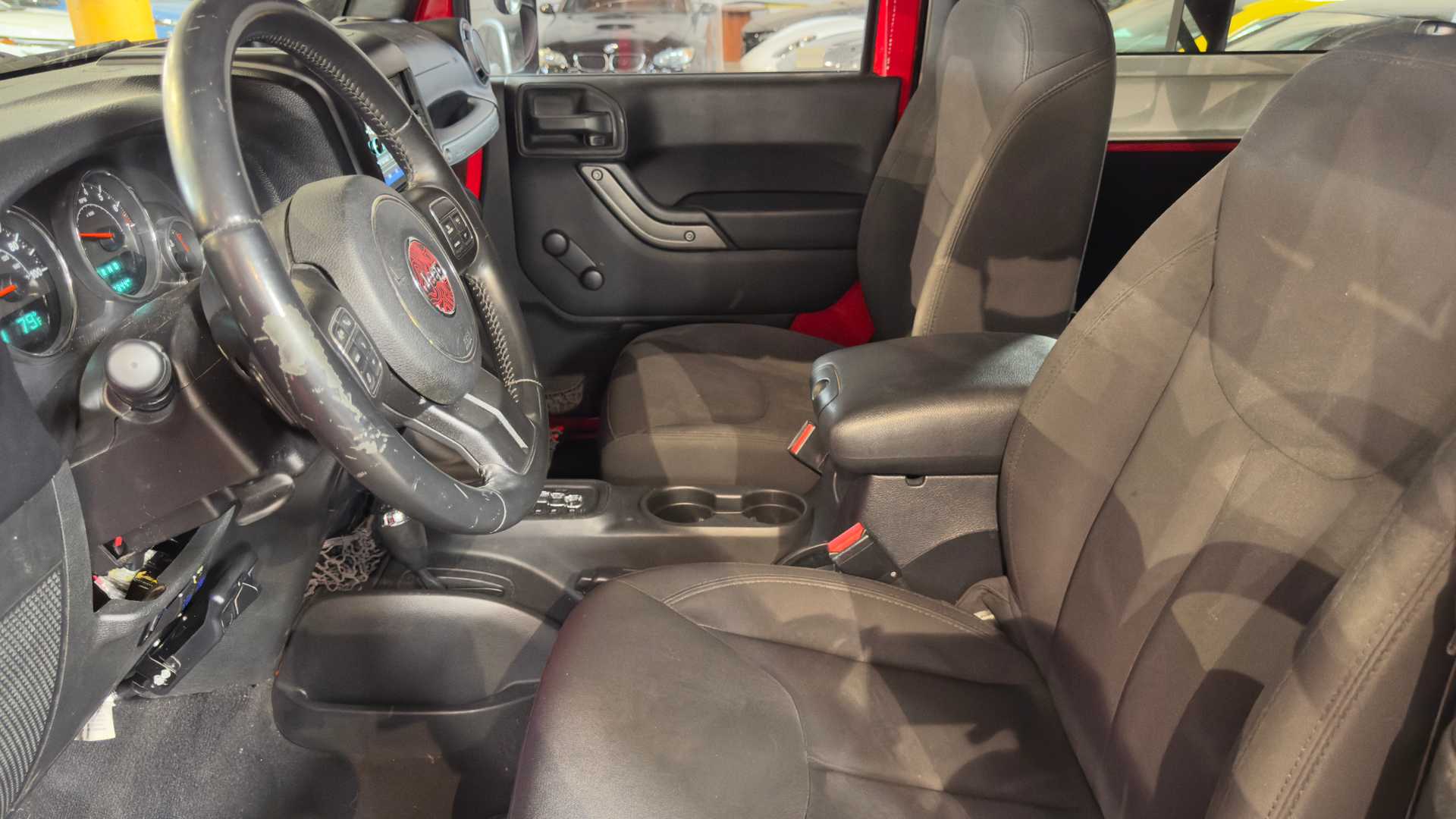 Vehicle interior view