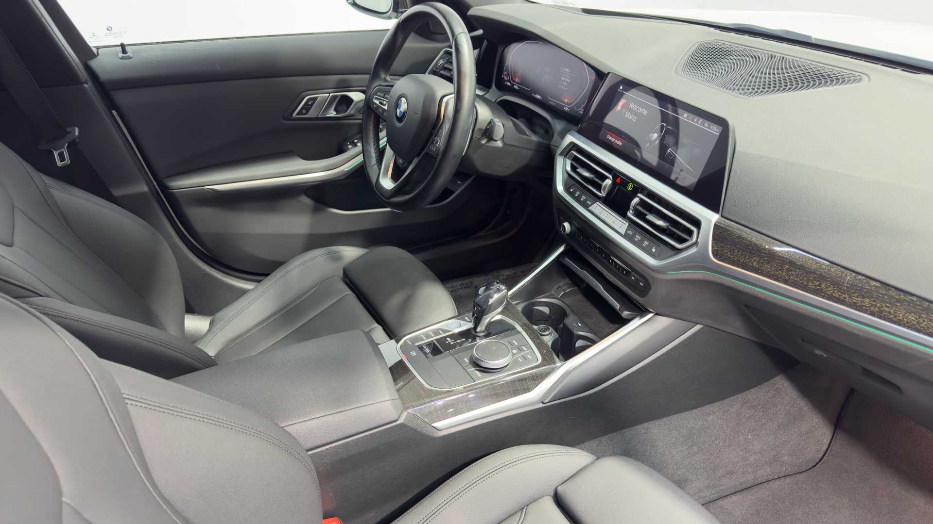 Vehicle interior view