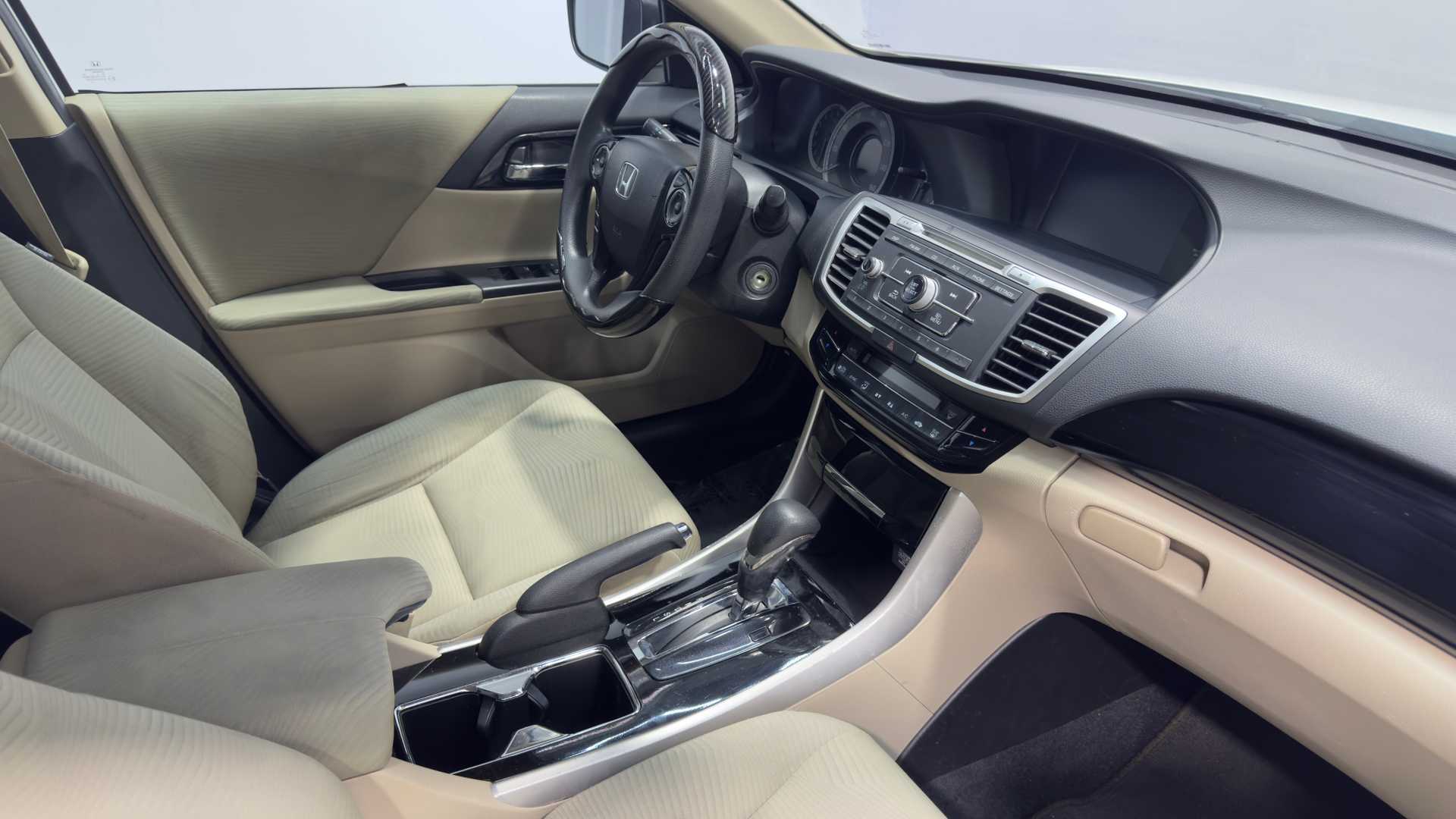 Vehicle interior view