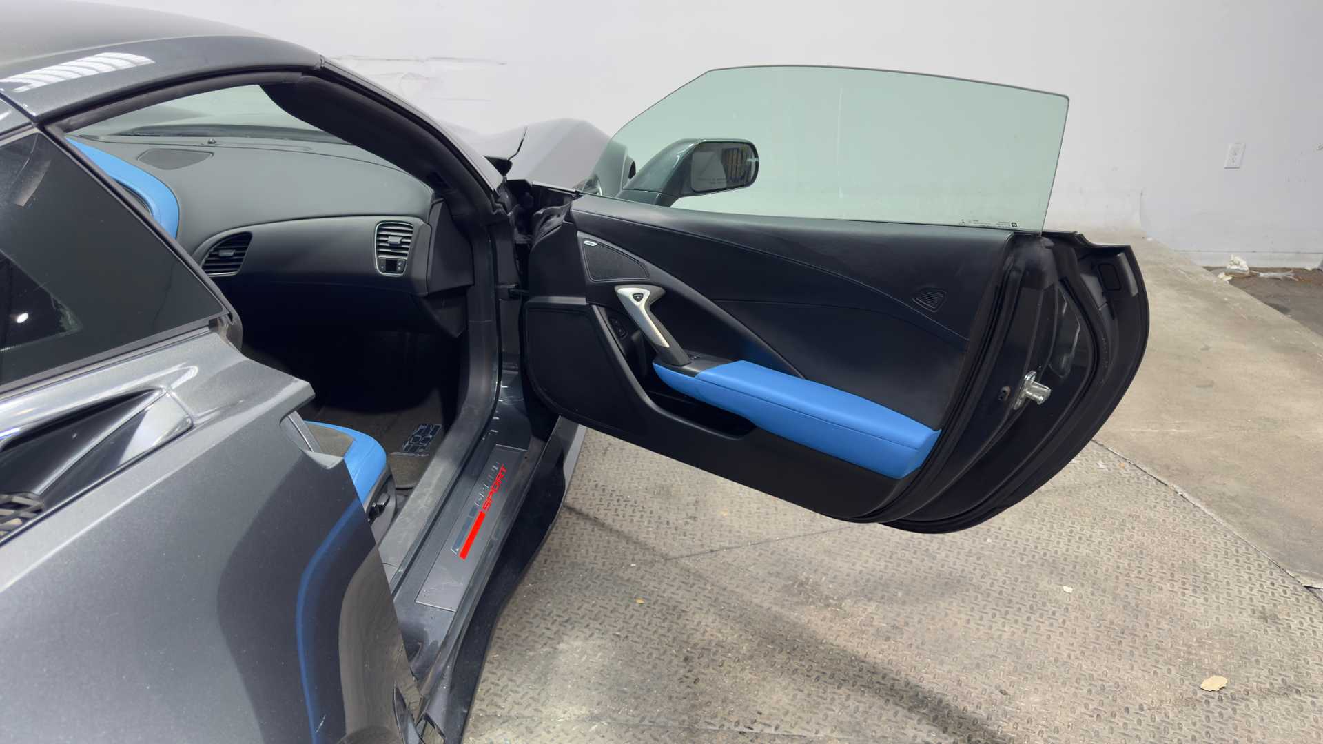 Vehicle interior view