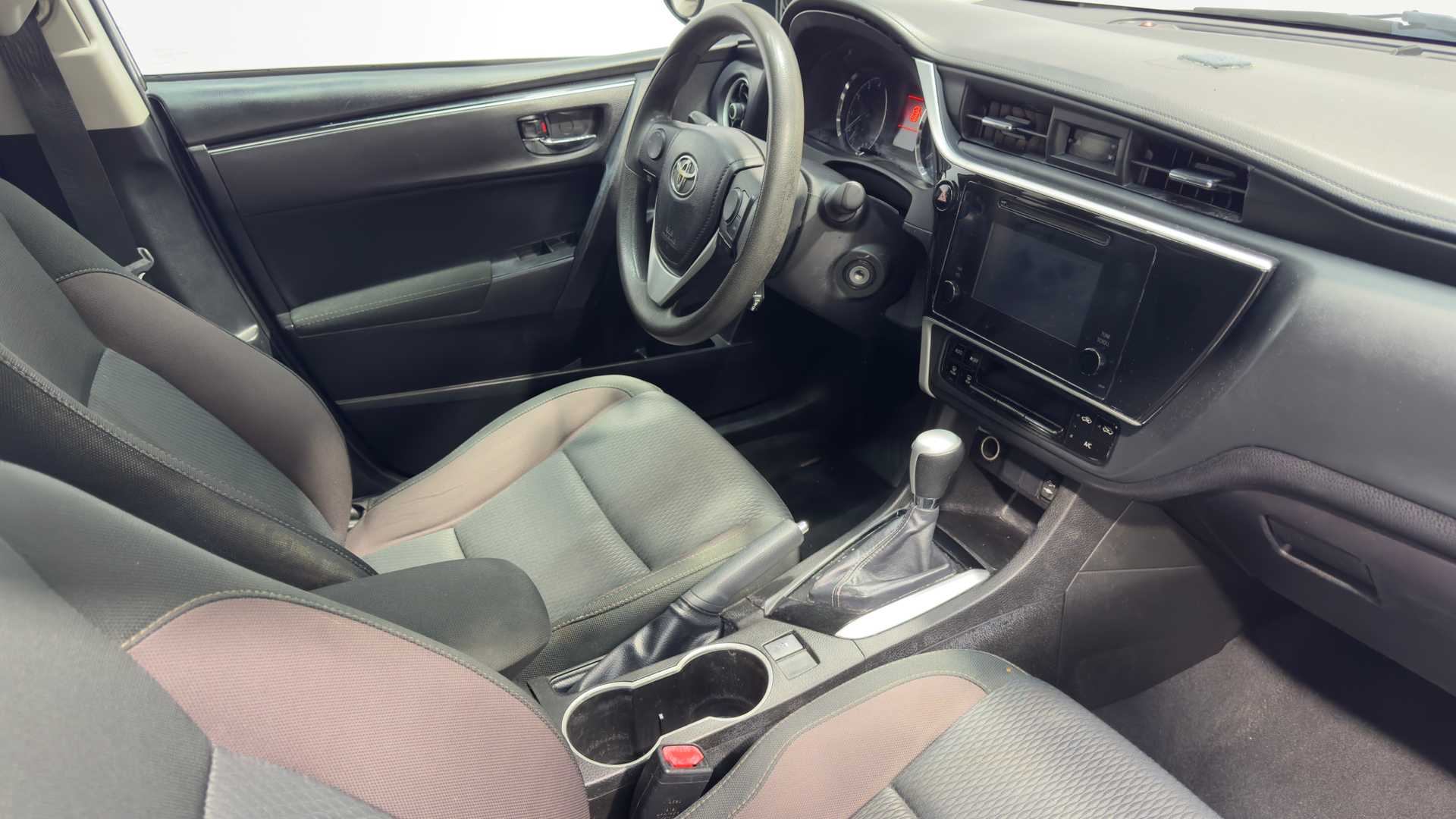 Vehicle interior view