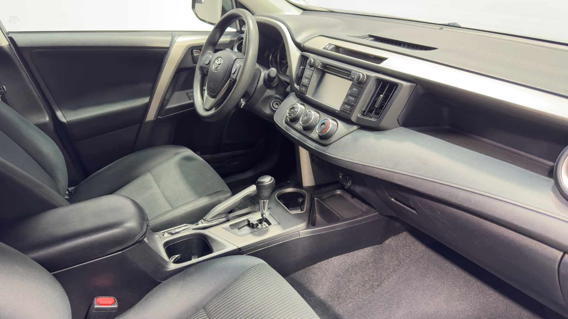 Vehicle interior view