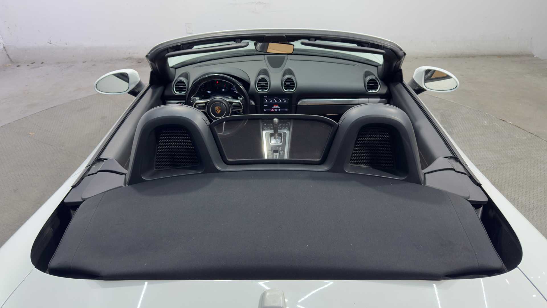 Vehicle interior view