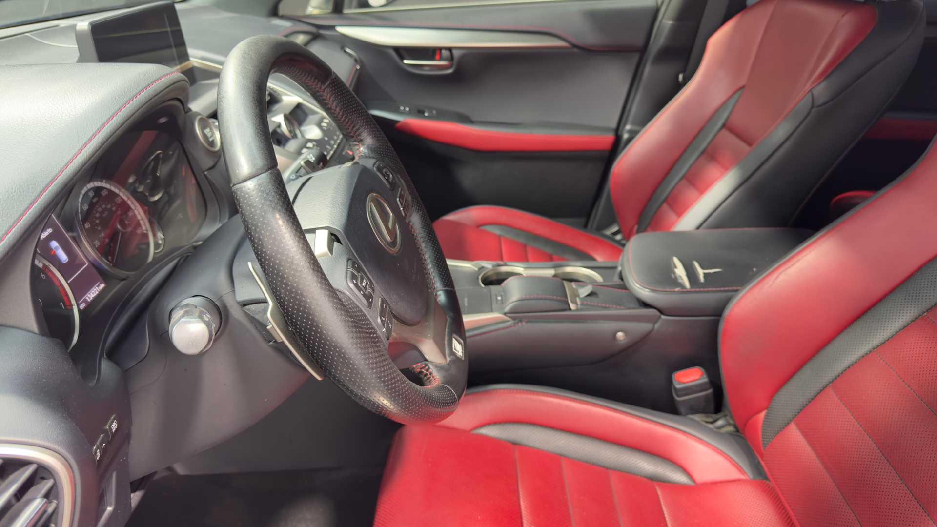 Vehicle interior view