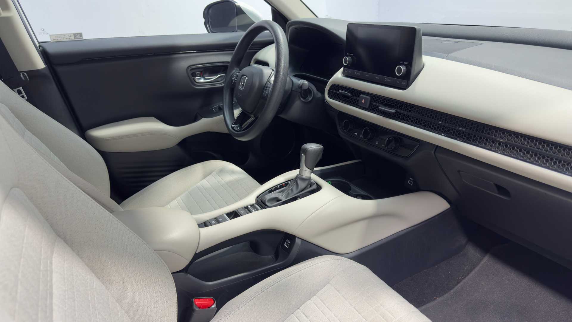 Vehicle interior view