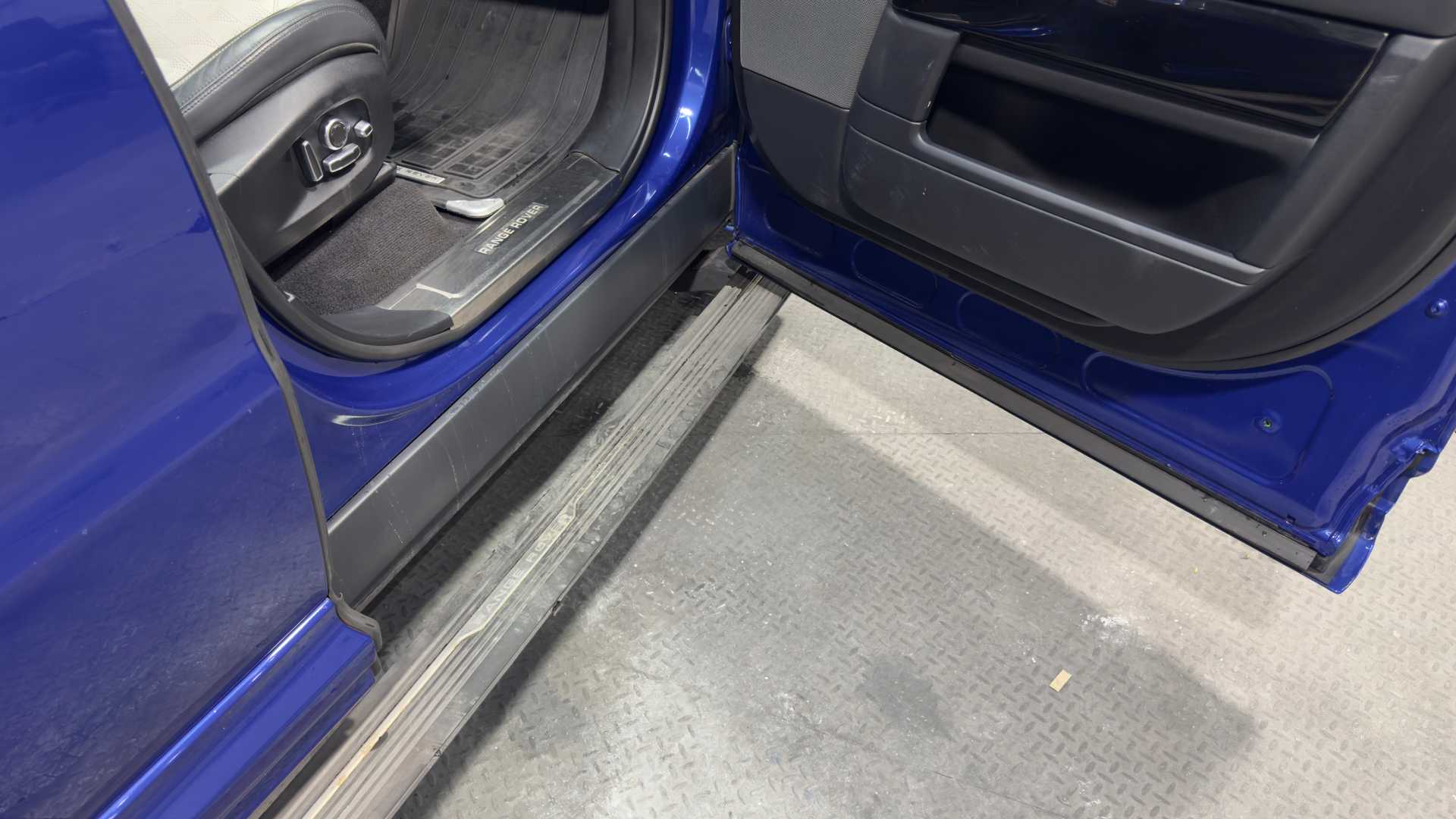 Vehicle interior view