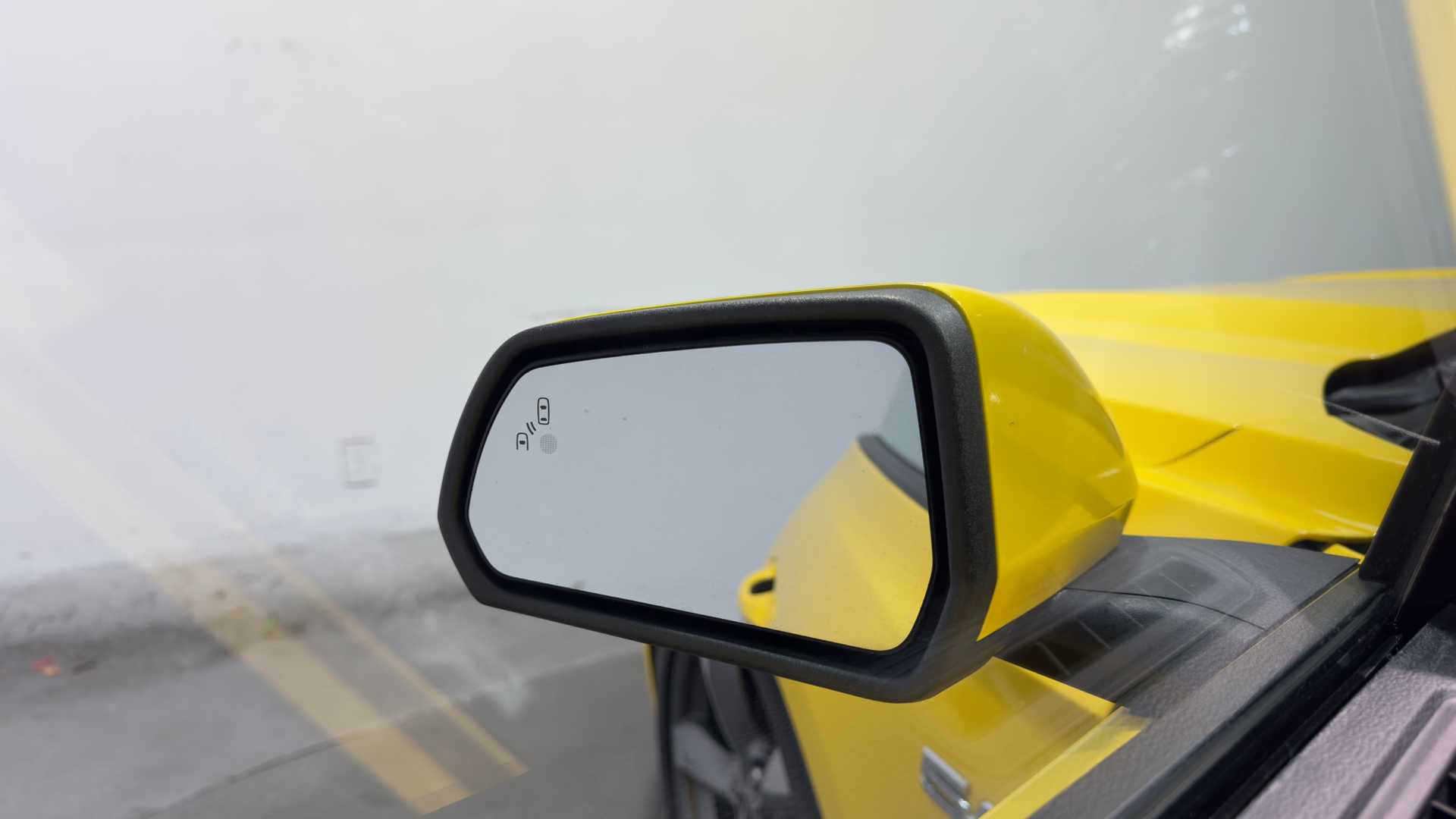 Vehicle interior view