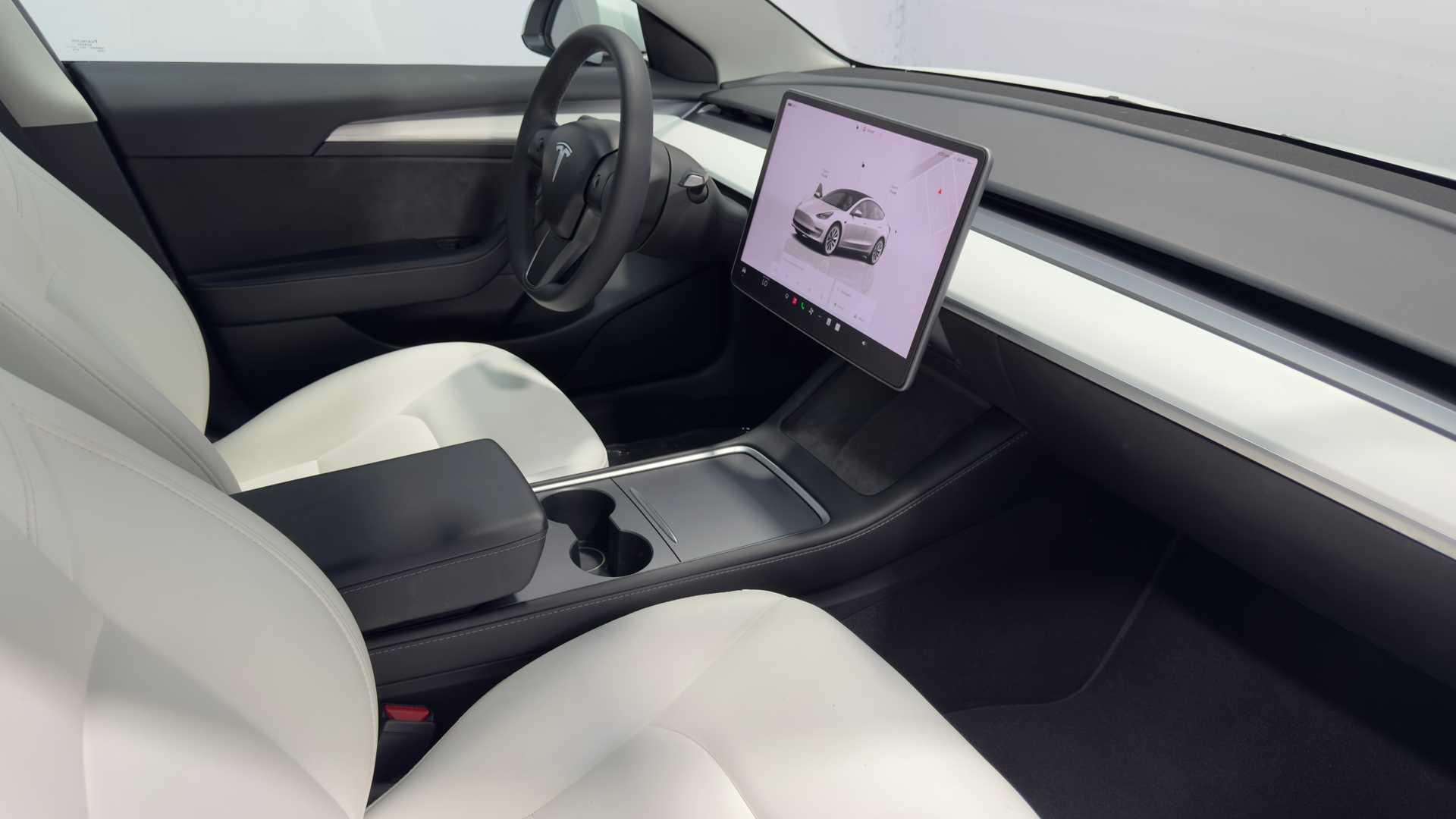 Vehicle interior view