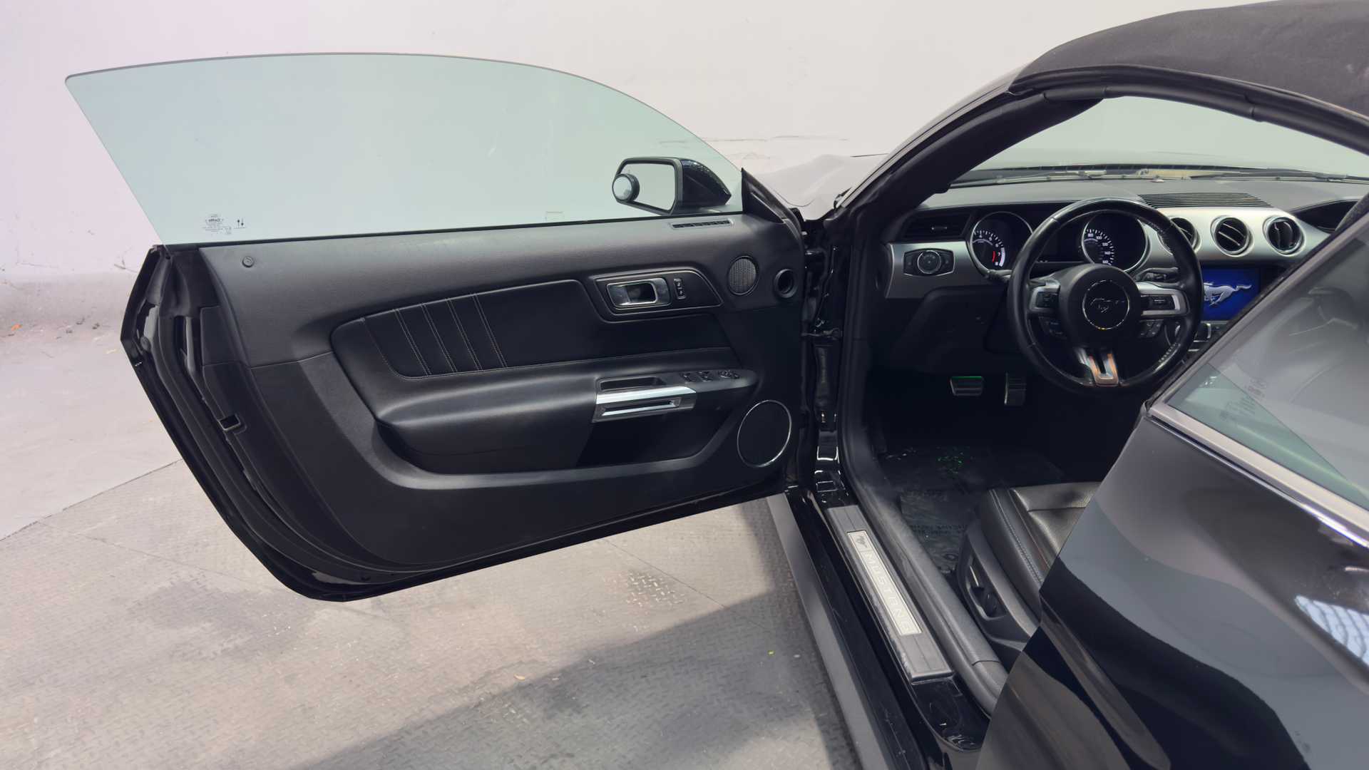 Vehicle interior view