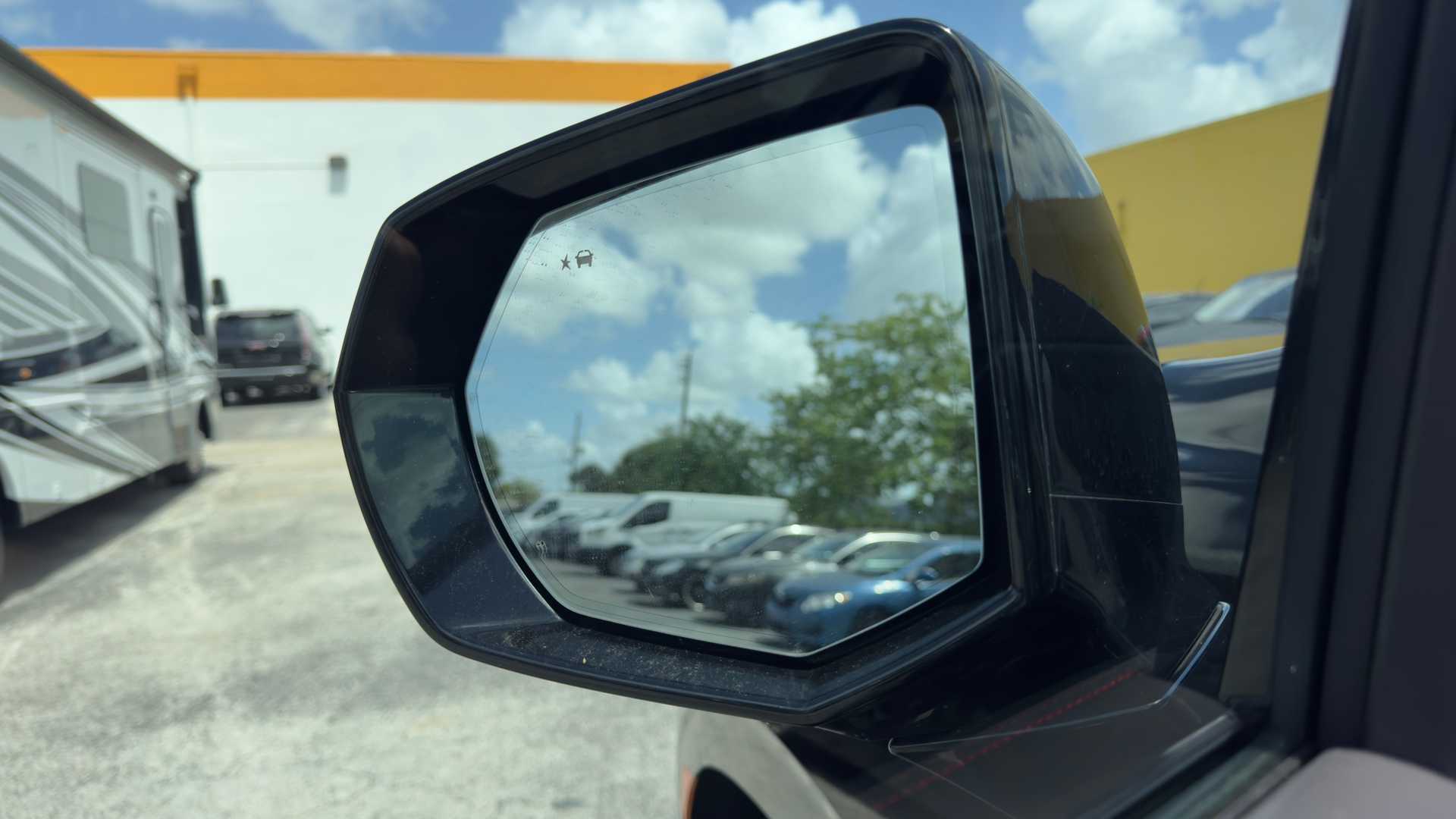 Vehicle interior view