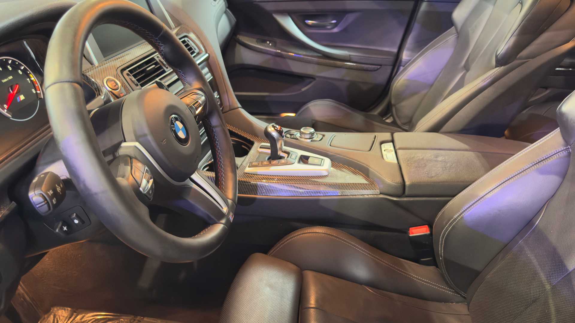 Vehicle interior view