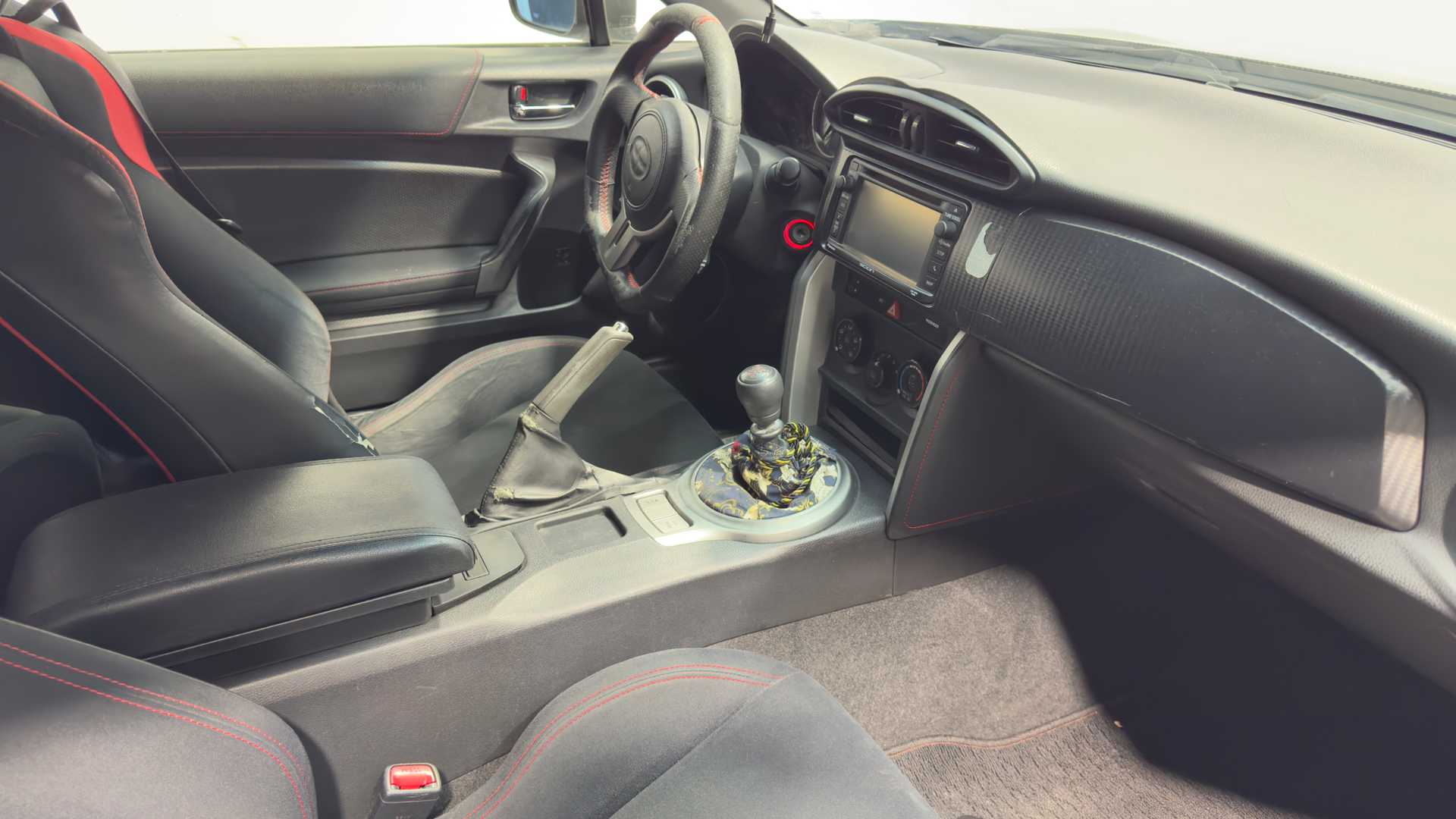 Vehicle interior view