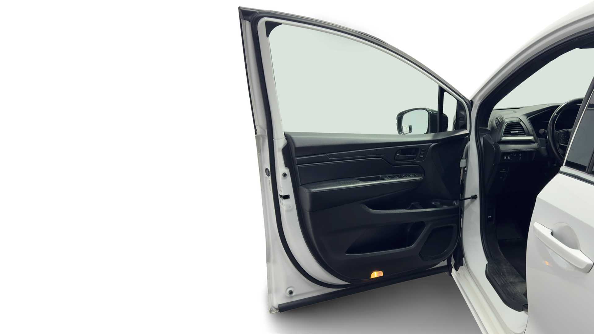 Vehicle interior view