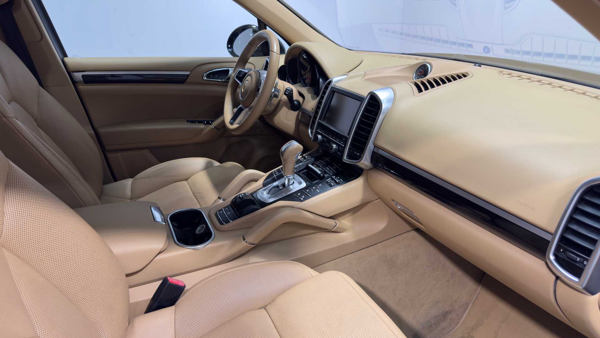 Vehicle interior view