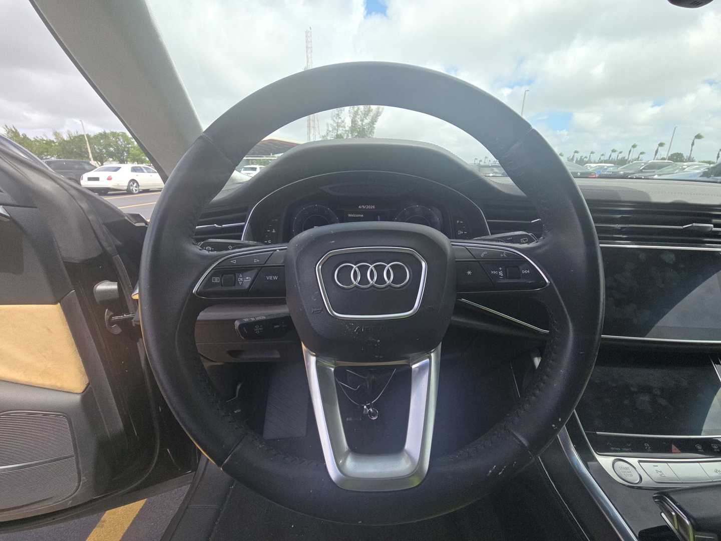 Vehicle interior view