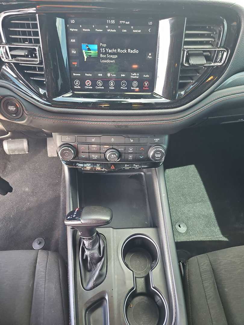Vehicle interior view