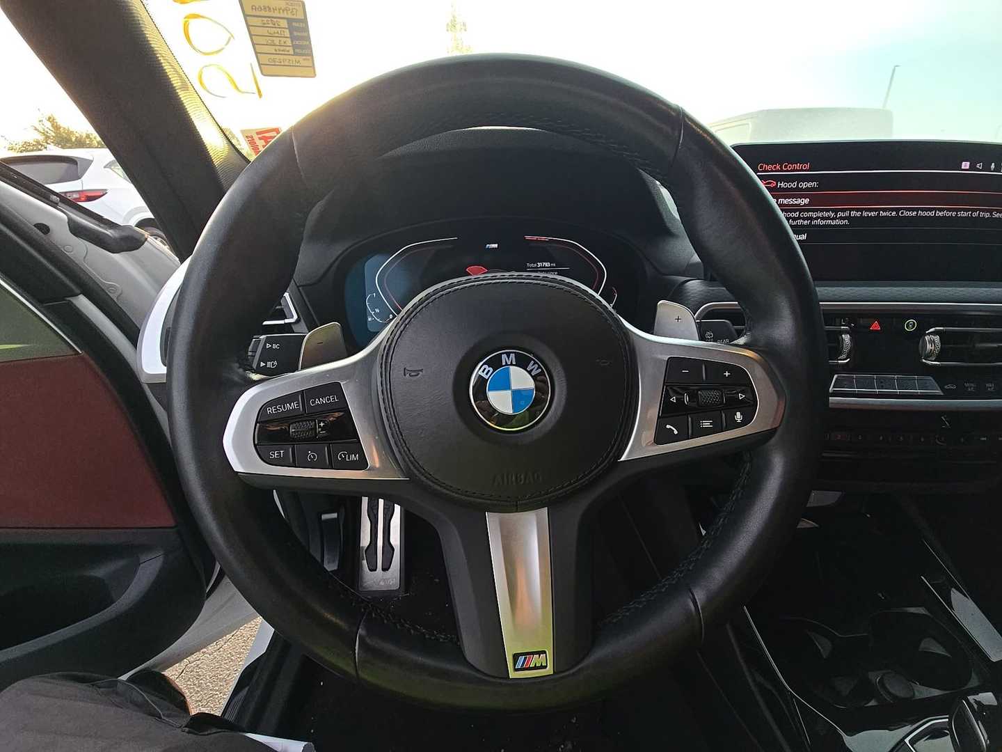 Vehicle interior view