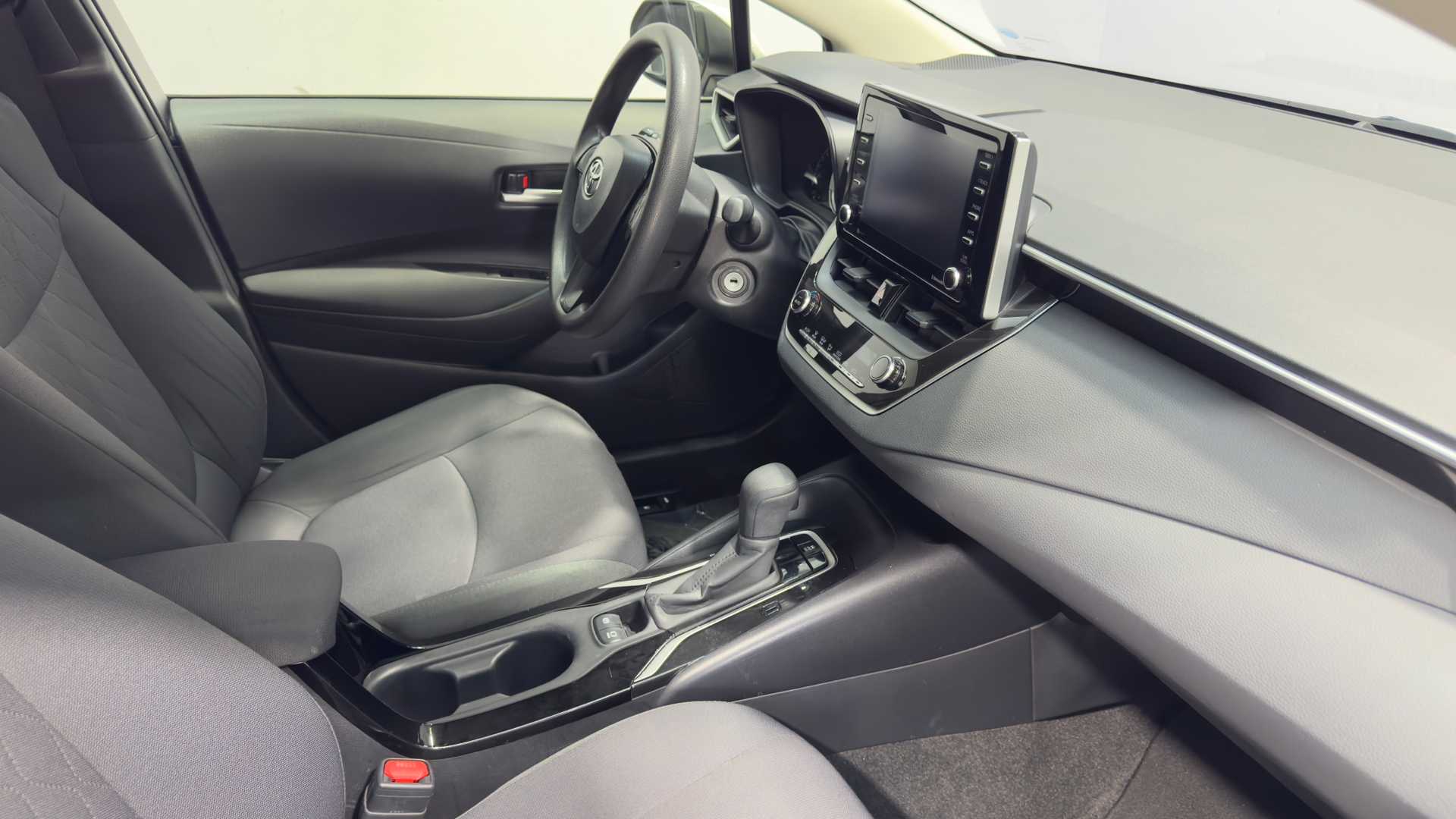 Vehicle interior view
