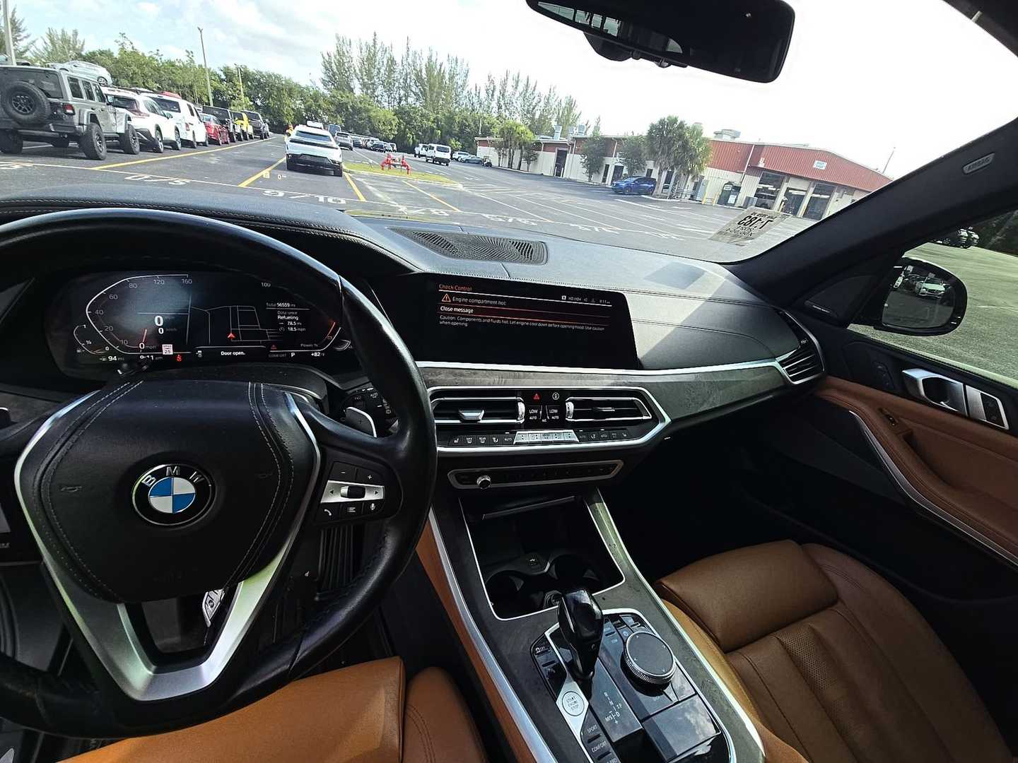 Vehicle interior view