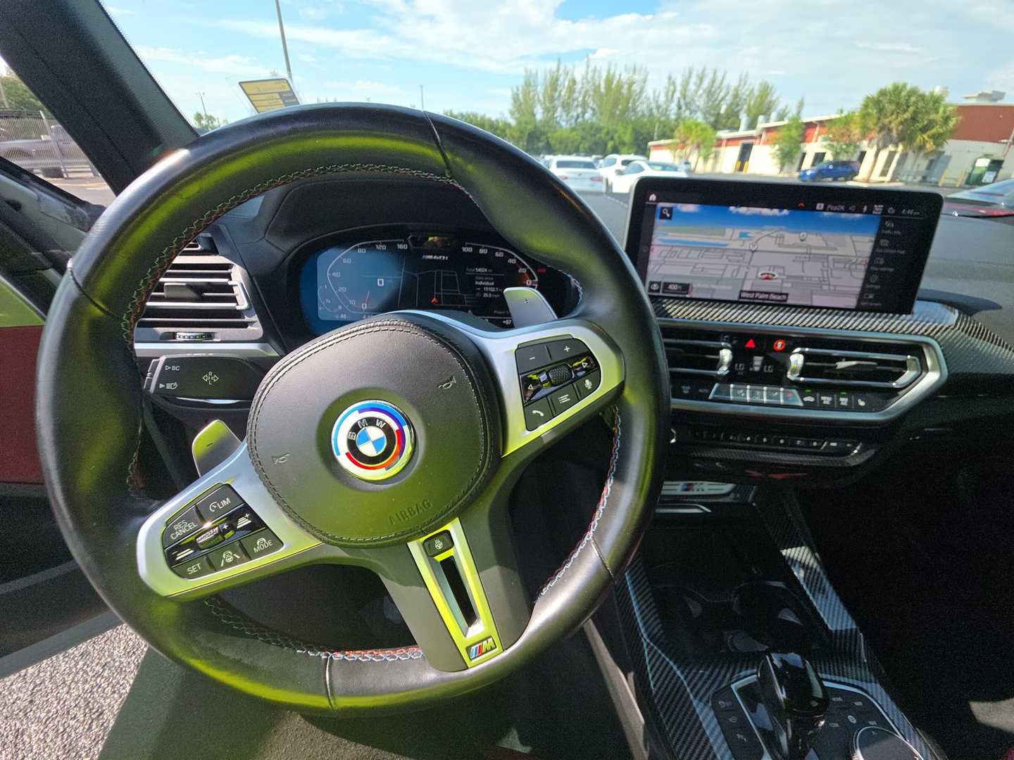 Vehicle interior view