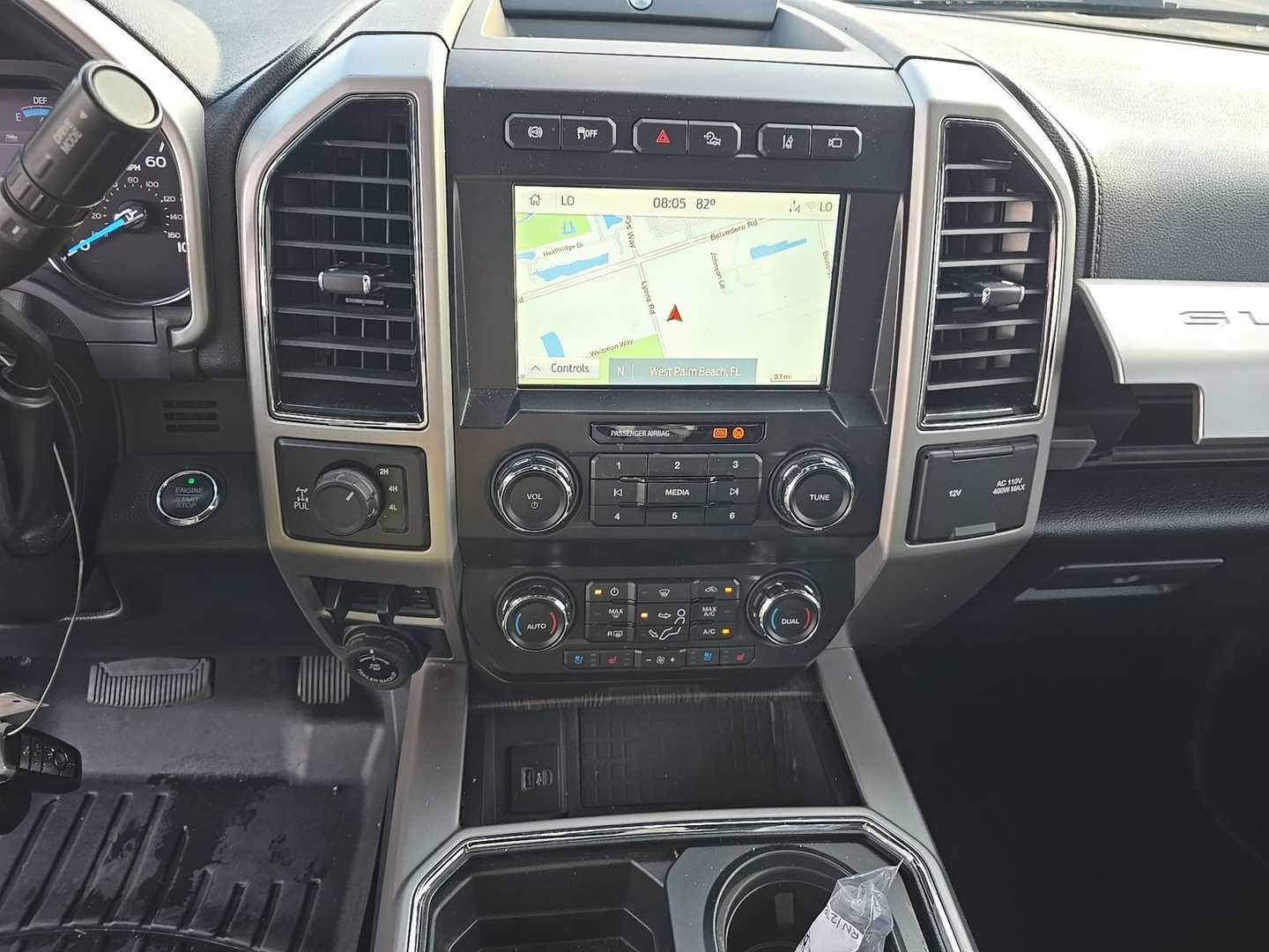 Vehicle interior view
