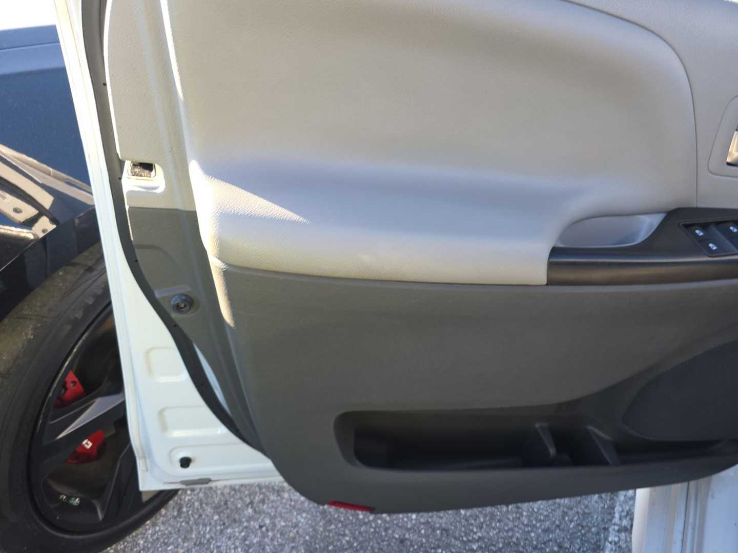 Vehicle interior view