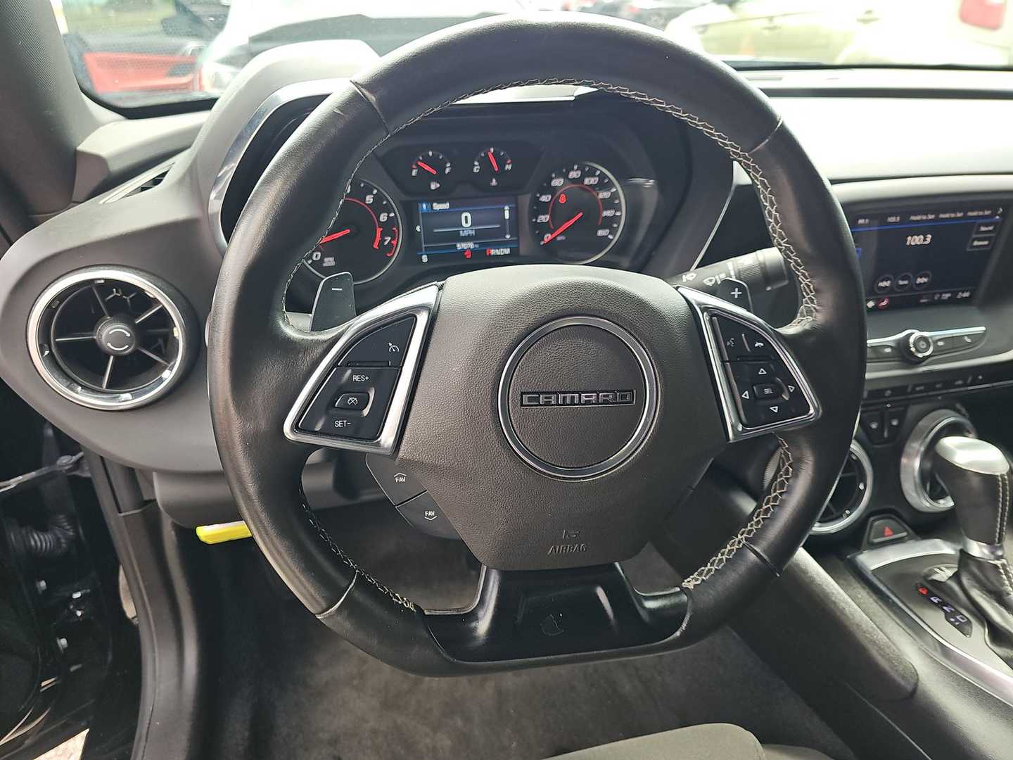 Vehicle interior view