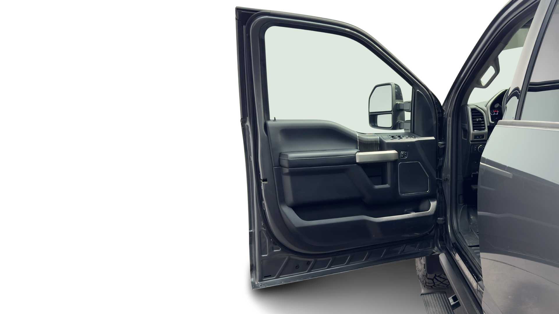 Vehicle interior view