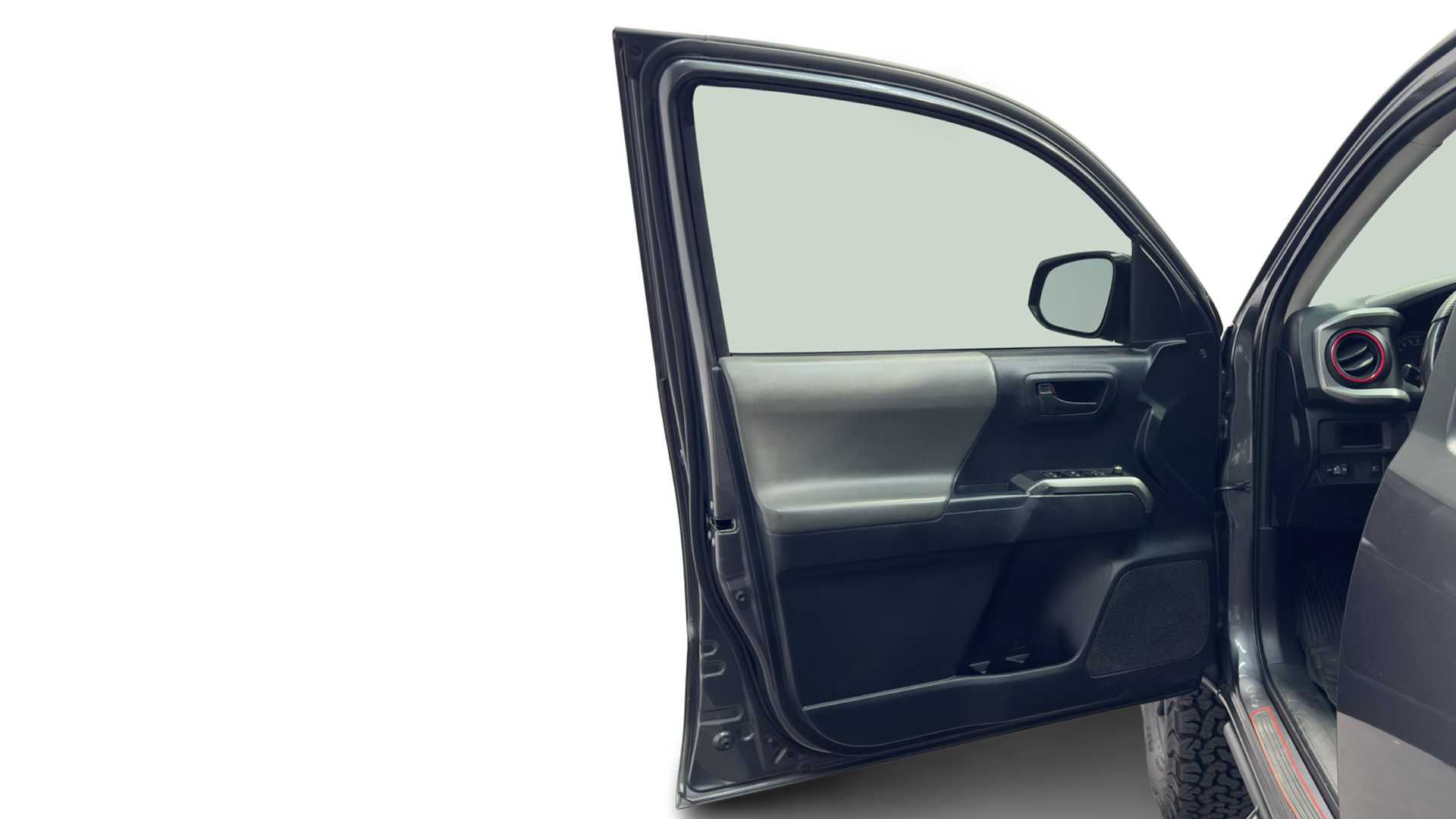 Vehicle interior view
