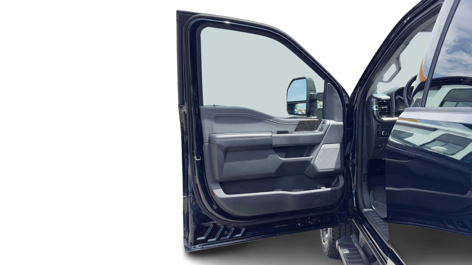 Vehicle interior view