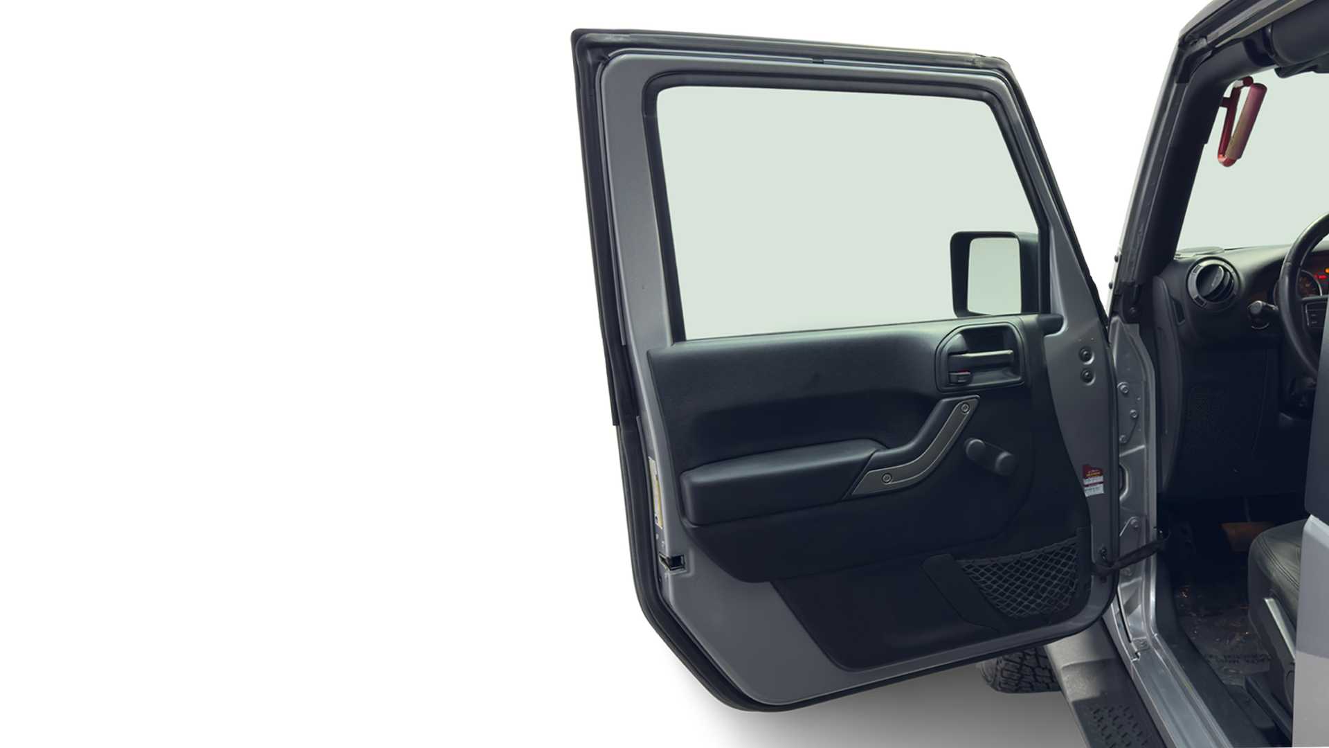 Vehicle interior view