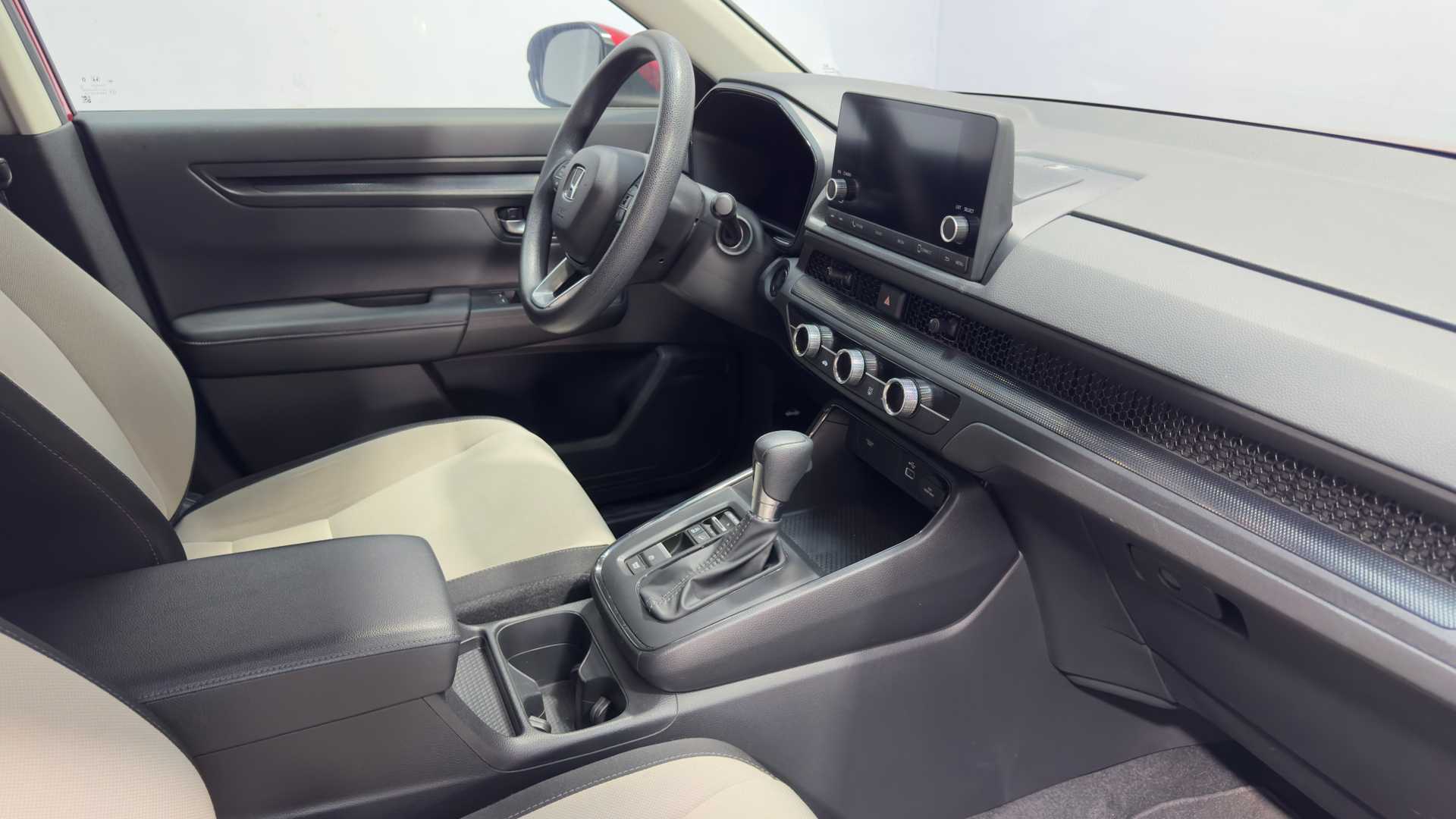 Vehicle interior view