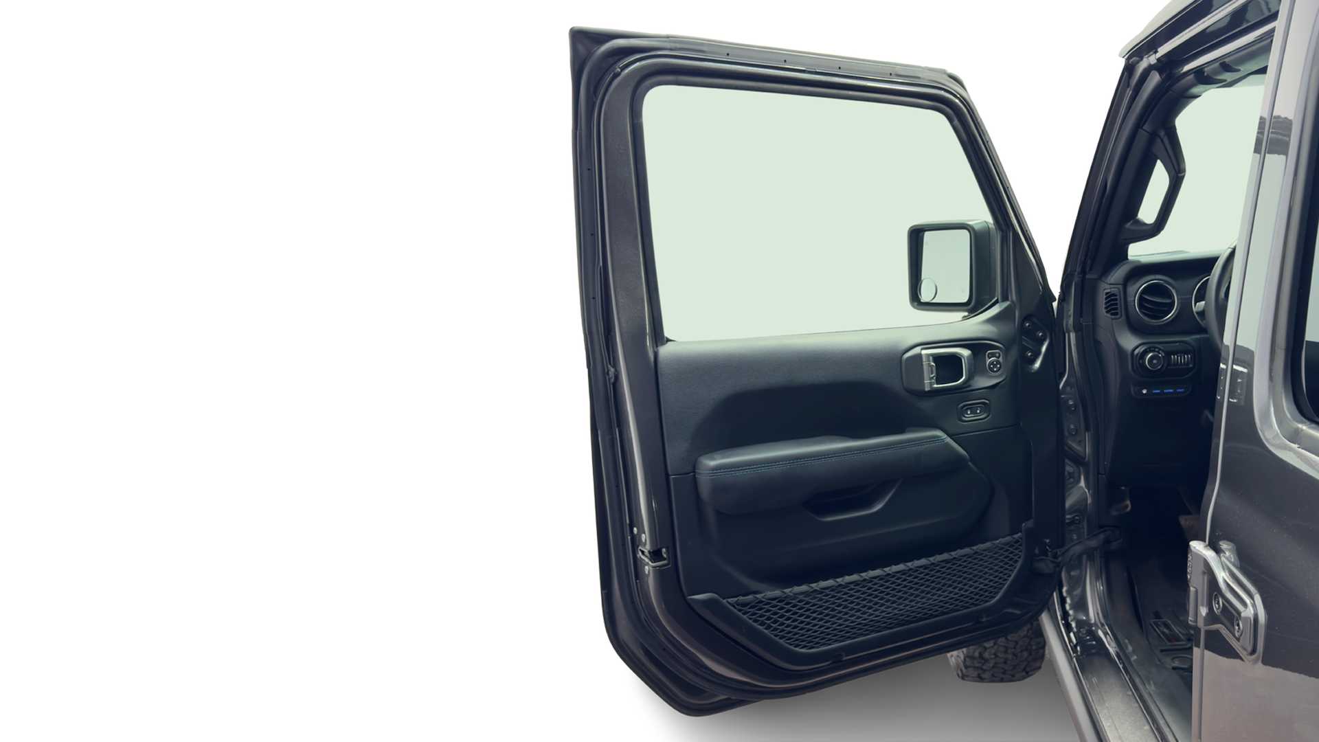 Vehicle interior view