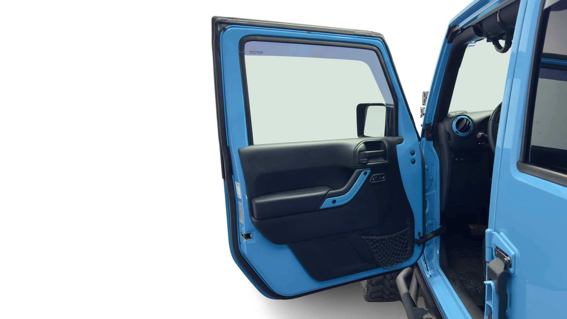 Vehicle interior view