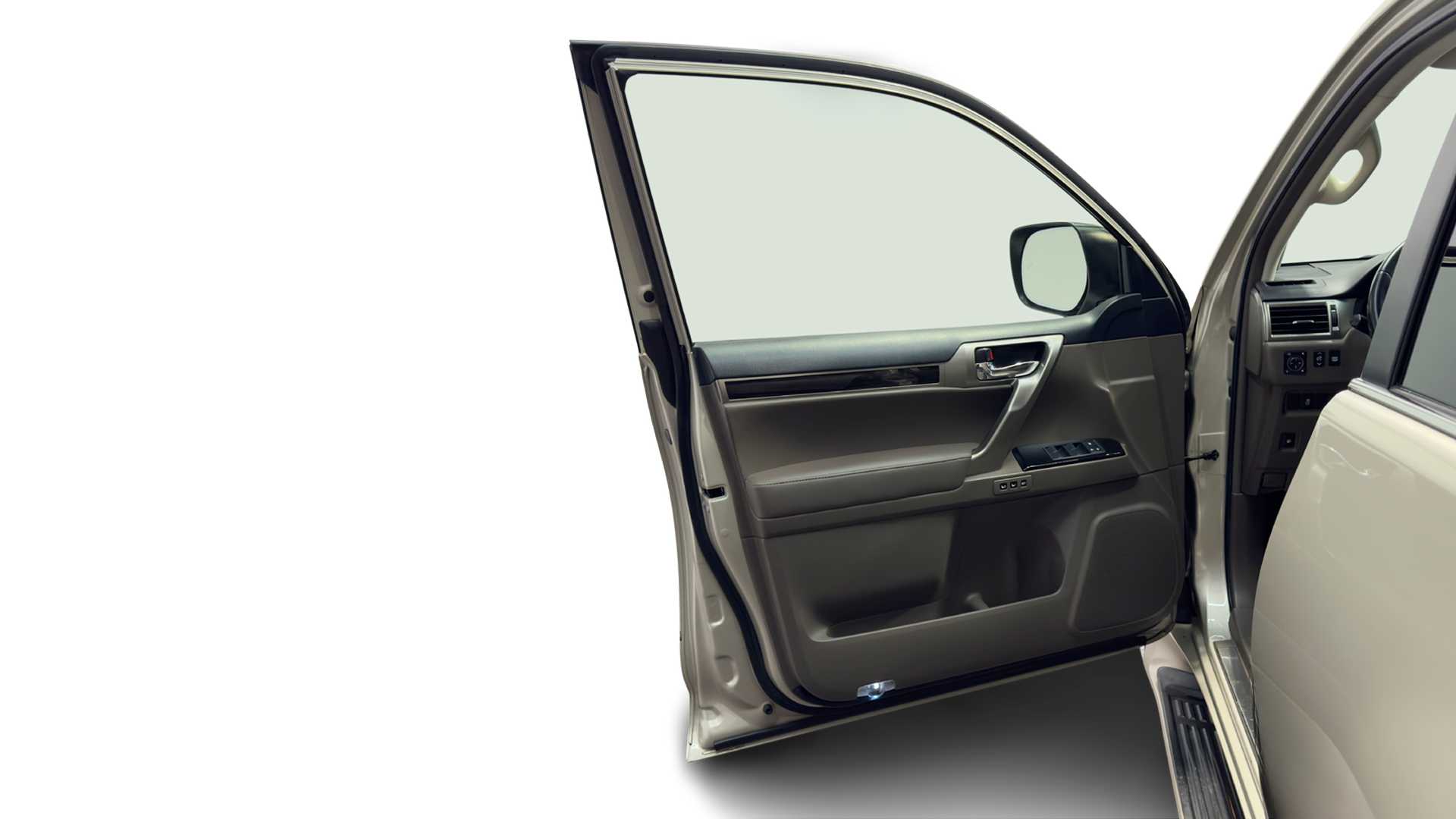 Vehicle interior view