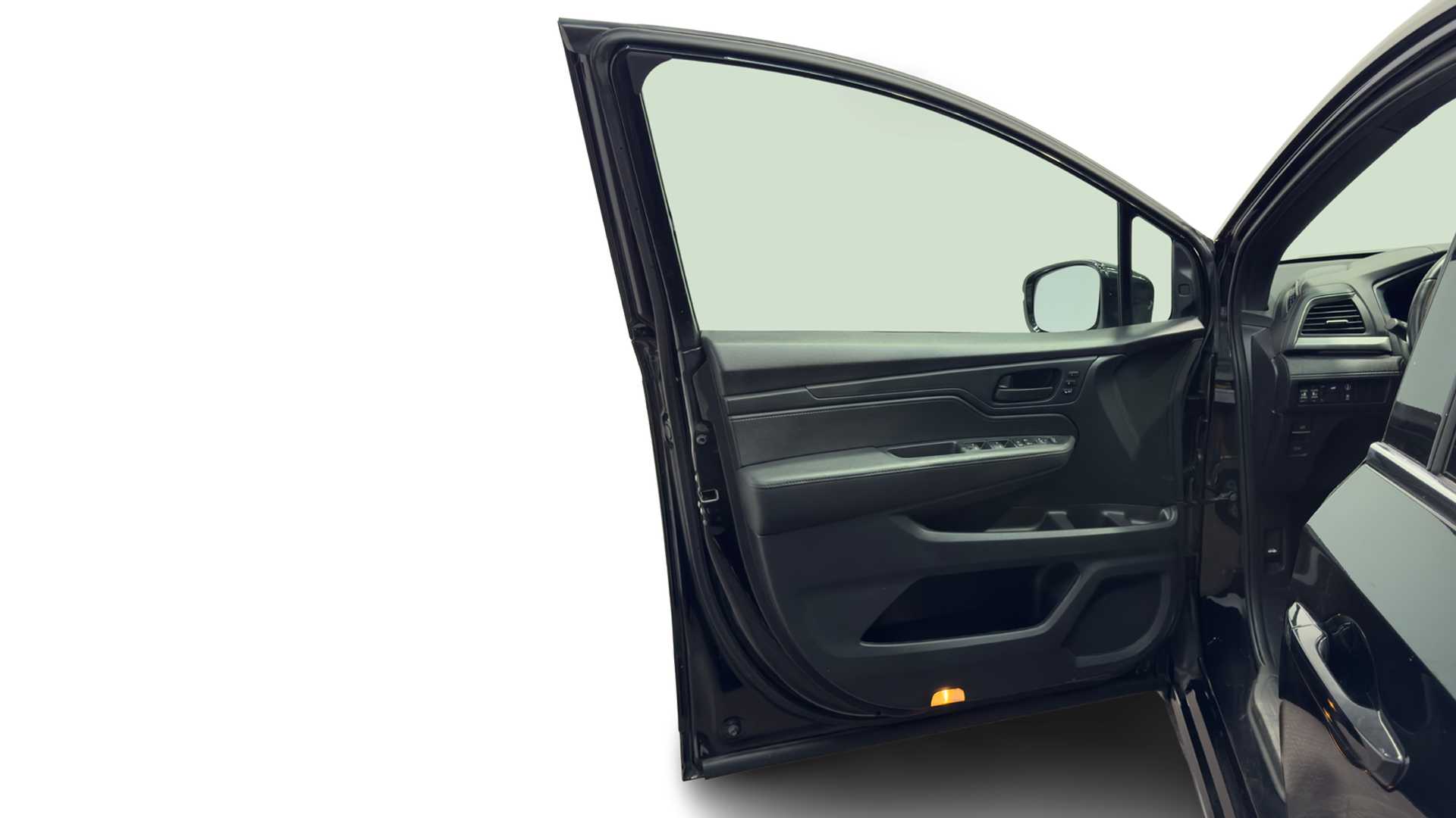 Vehicle interior view